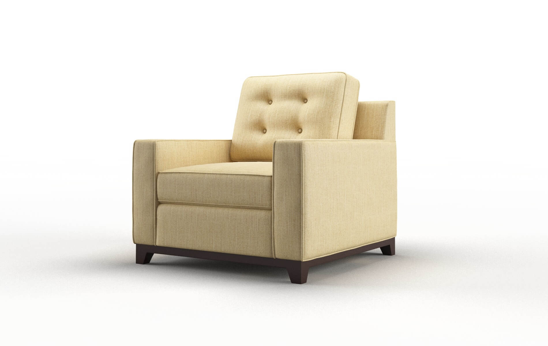 Alexandria Malibu Maize Chair espresso legs 4