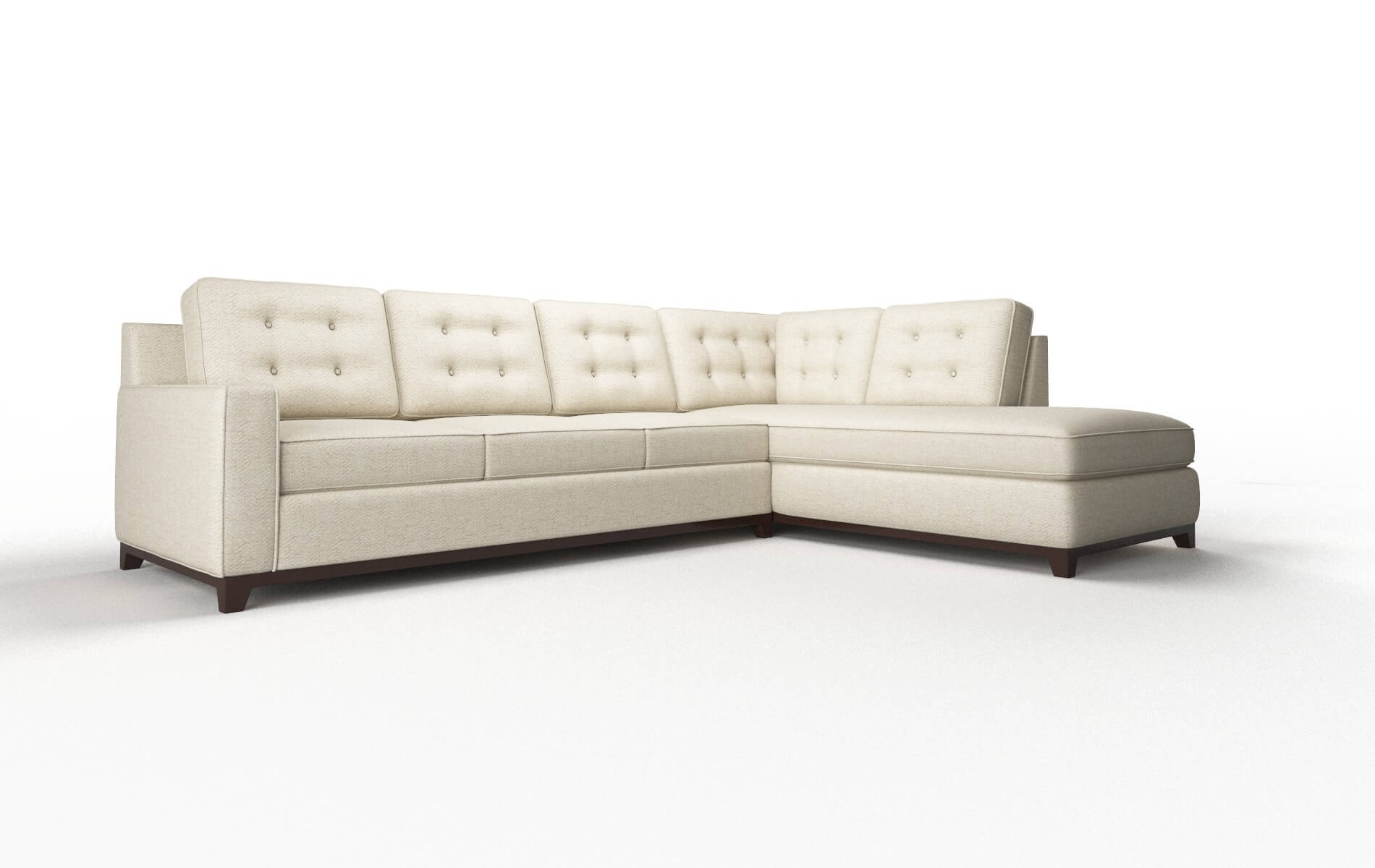 Alexandria Malibu Sand Panel espresso legs 2