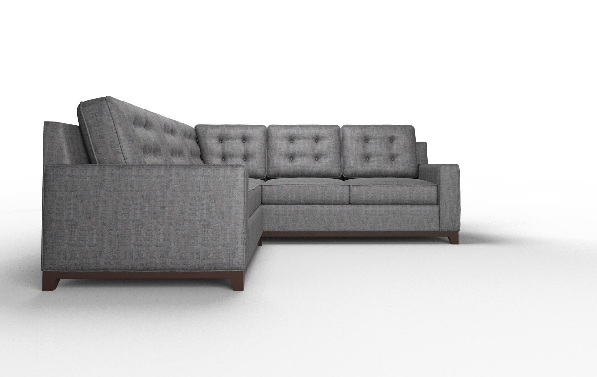 Alexandria Marcy Baltic Sectional espresso legs 2