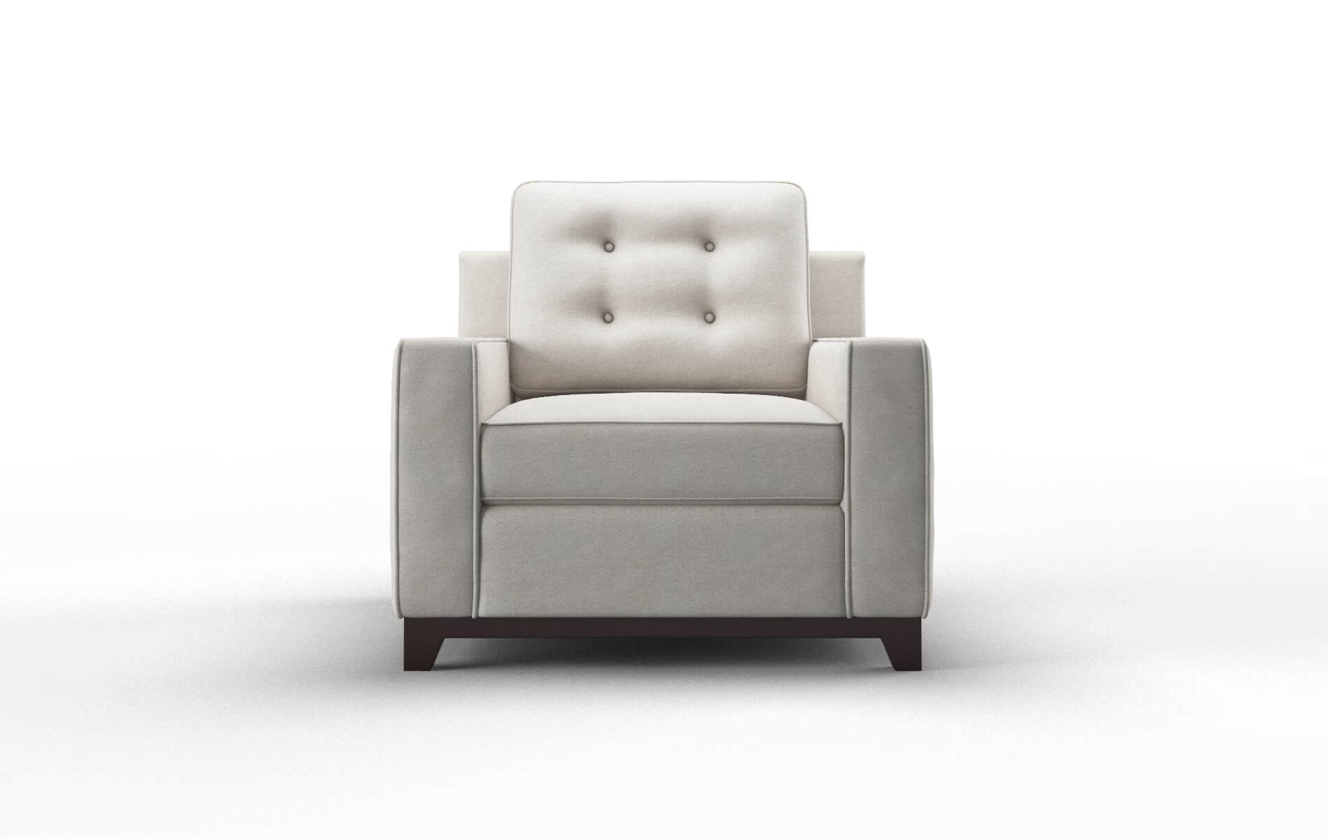 Alexandria Noble Grey Chair espresso legs 1