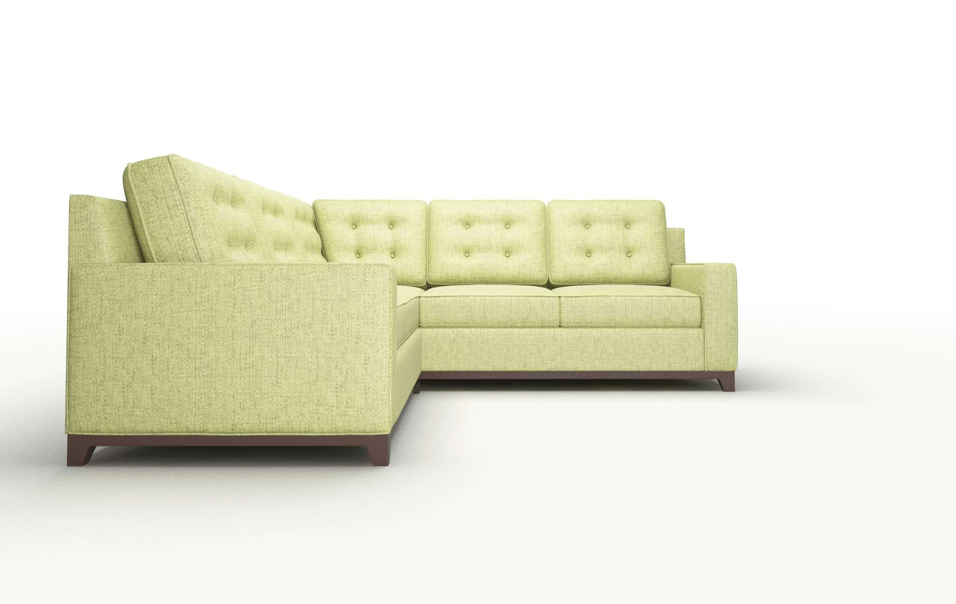 Alexandria Notion Appletini Sectional espresso legs 2