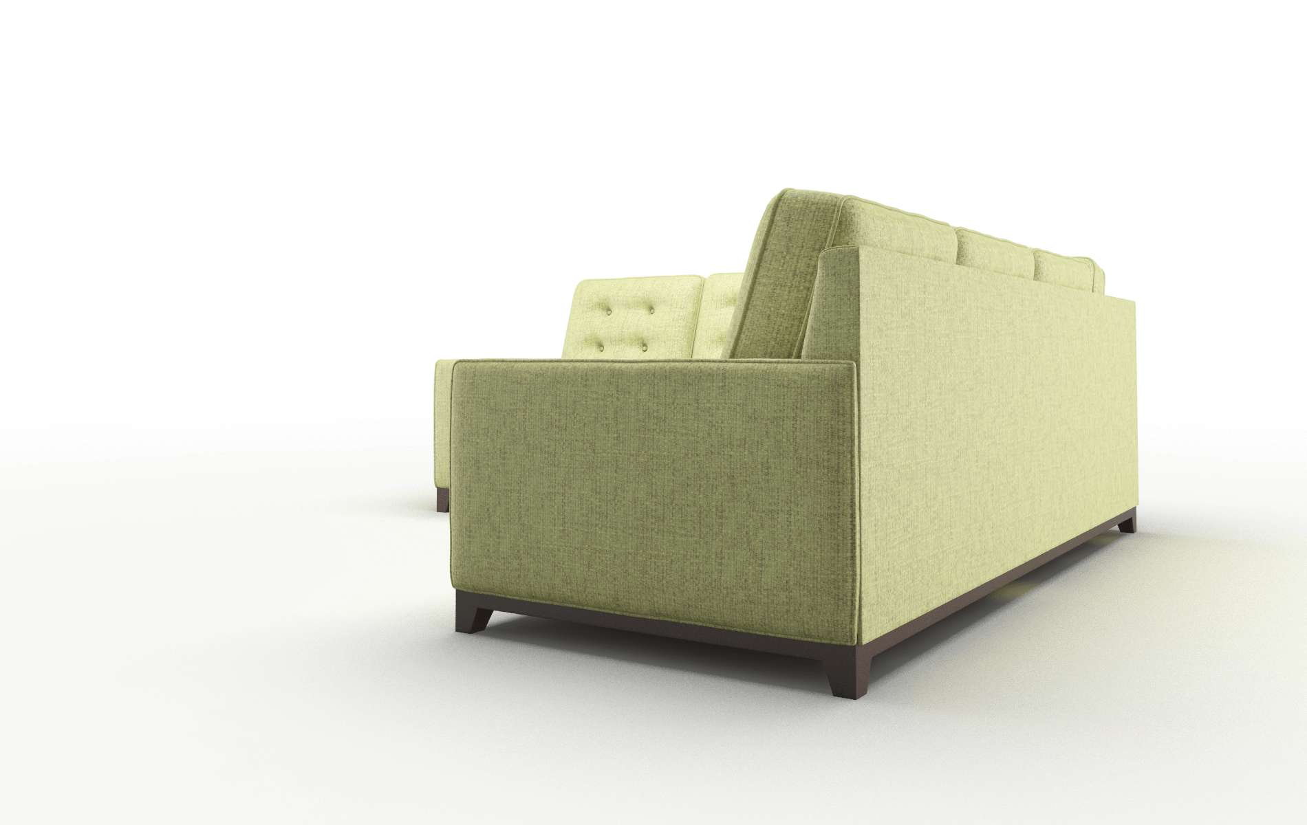 Alexandria Notion Appletini Sectional espresso legs 4