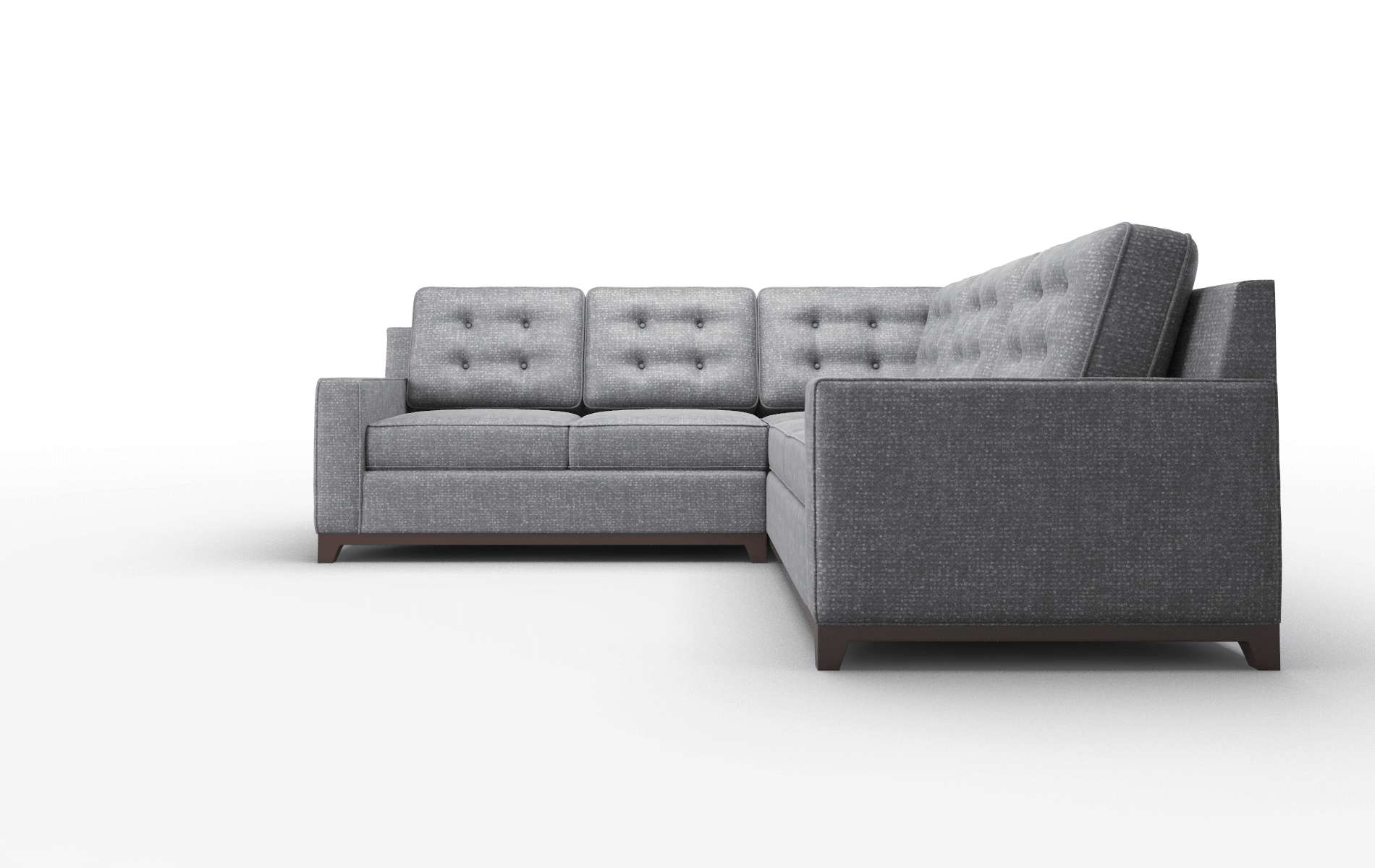 Alexandria Notion Graphite Sectional espresso legs 5