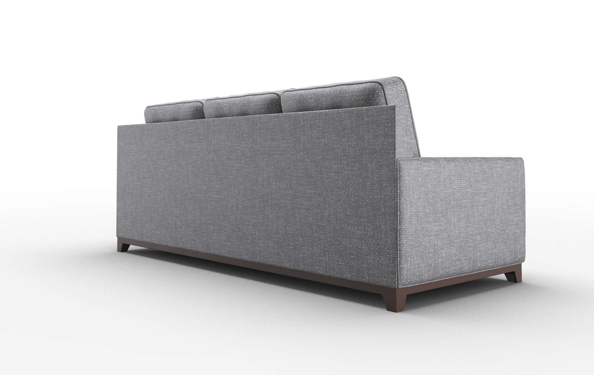 Alexandria Notion Graphite Sofa espresso legs 5