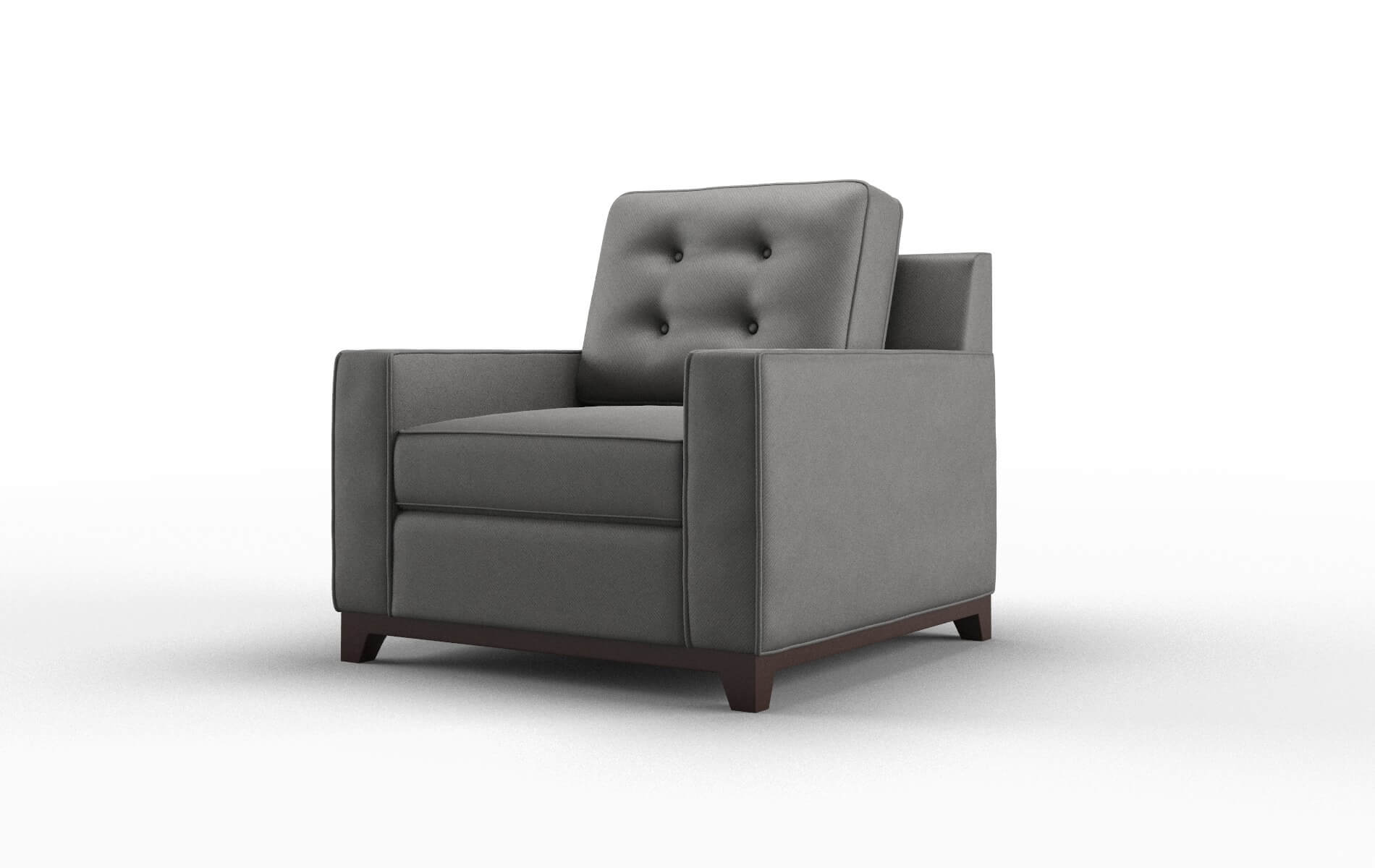 Alexandria Oakley Charcoal Chair espresso legs 4