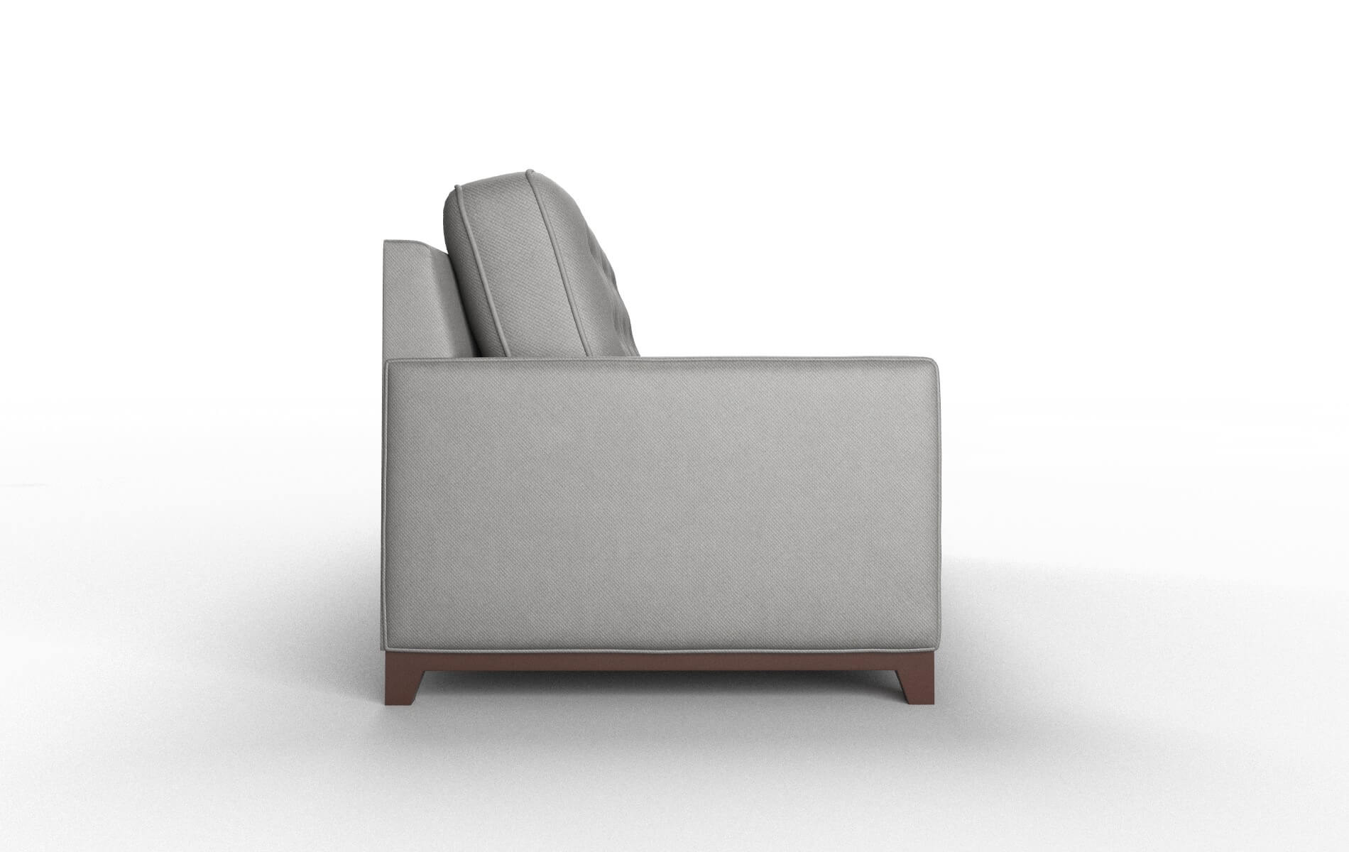 Alexandria Oakley Charcoal Sofa espresso legs 3