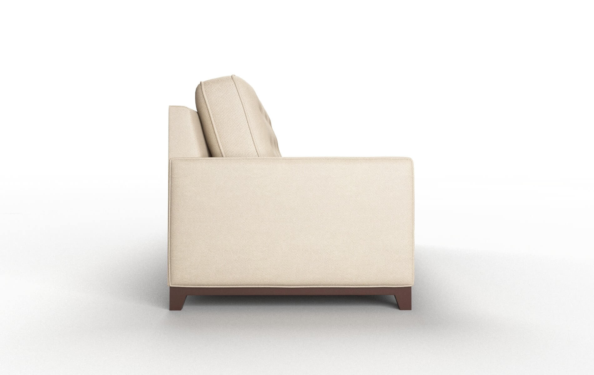 Alexandria Oakley Taupe Sofa espresso legs 3