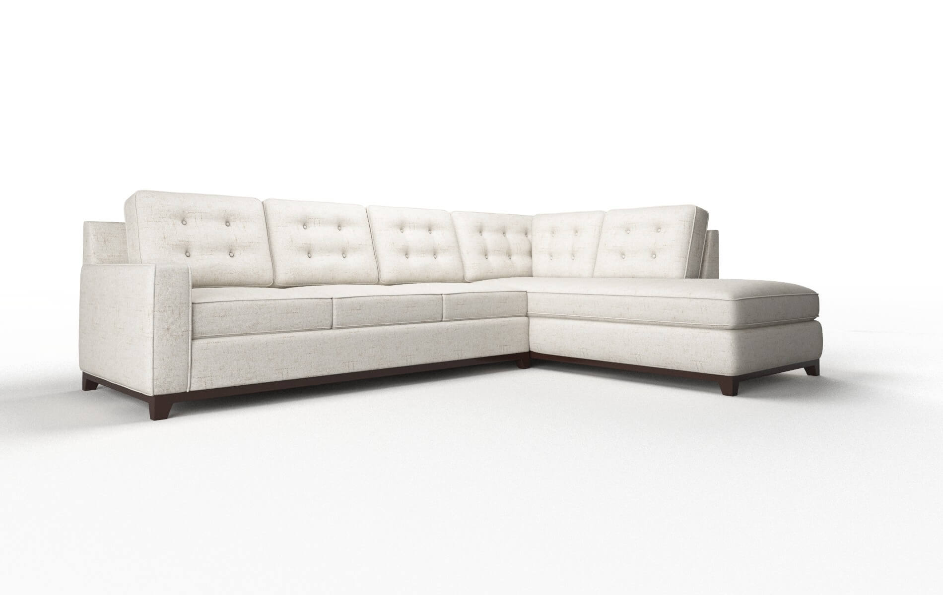 Alexandria Oceanside Natural Panel espresso legs 2