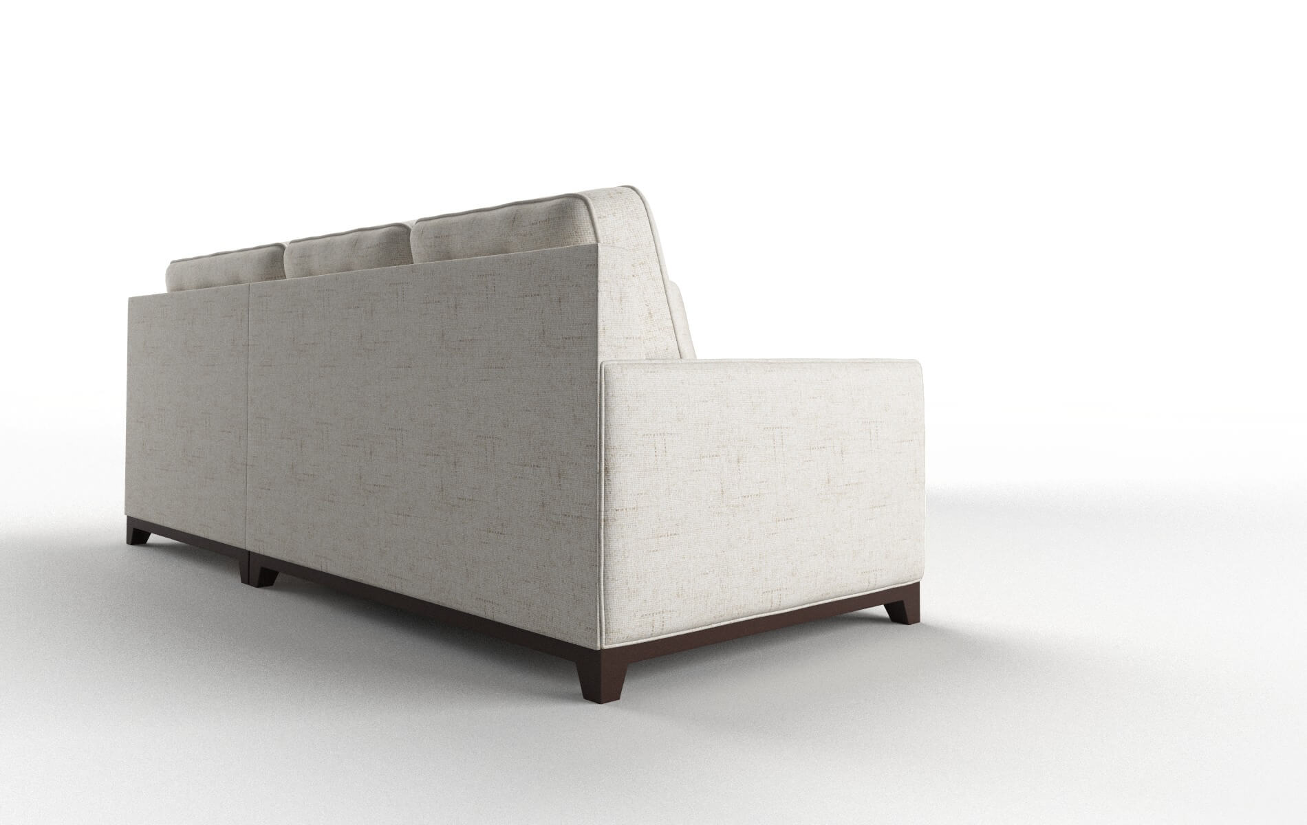 Alexandria Oceanside Natural Sectional espresso legs 3