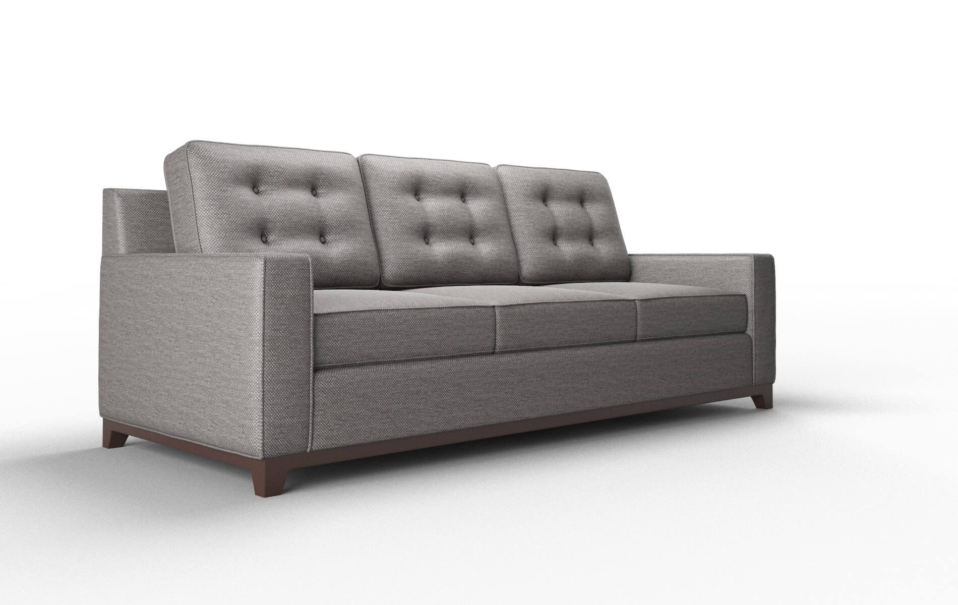 Alexandria Oscar Charcoal Sofa espresso legs 2