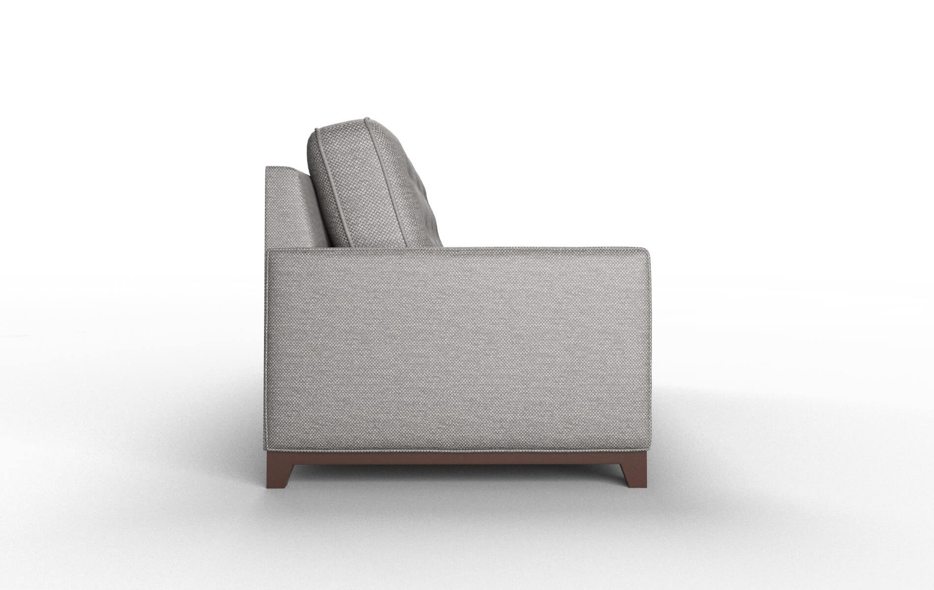 Alexandria Oscar Charcoal Sofa espresso legs 3