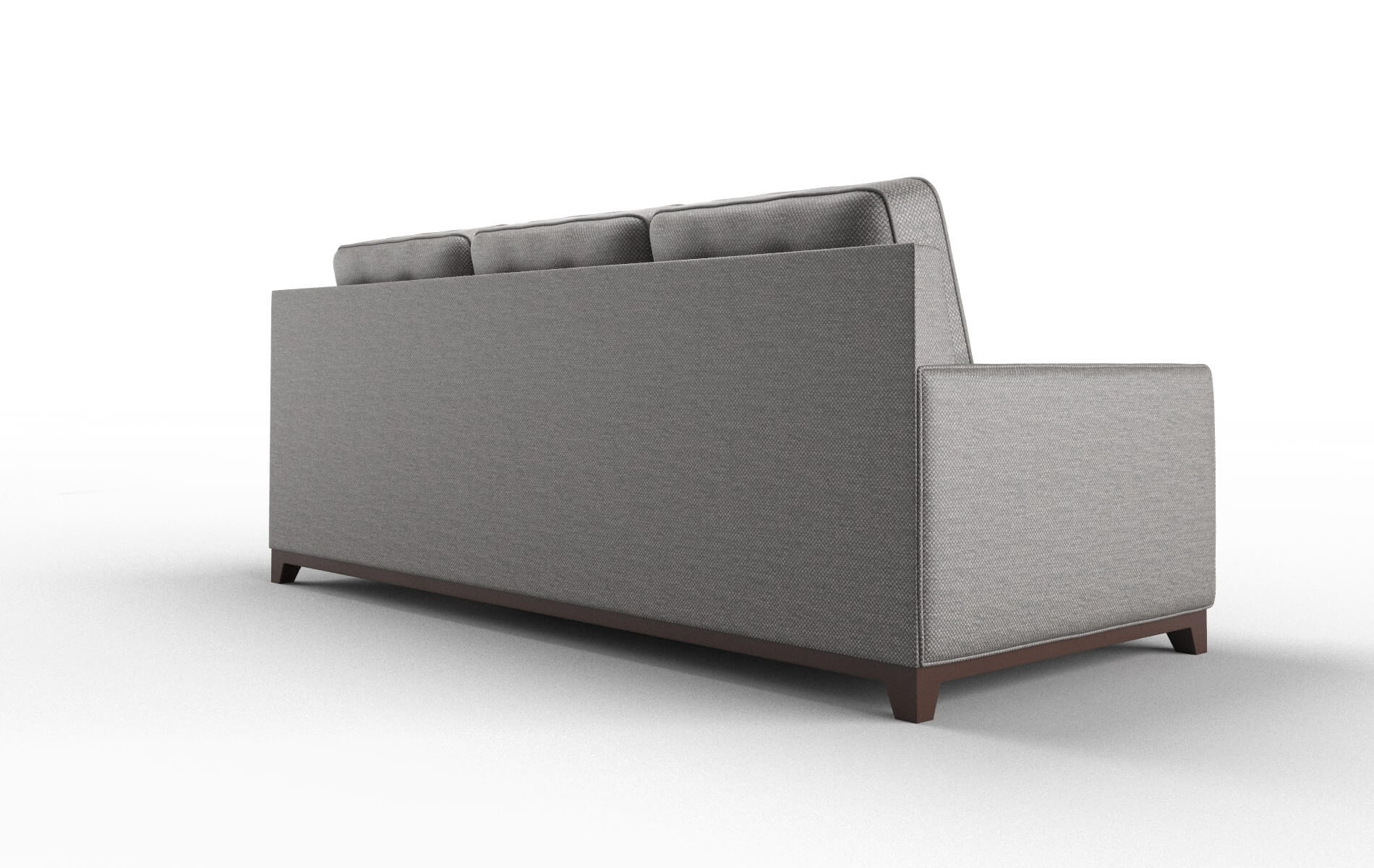 Alexandria Oscar Charcoal Sofa espresso legs 5
