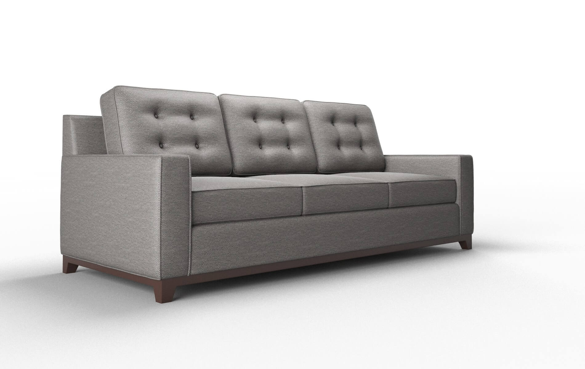 Alexandria Oscar Grey Sofa espresso legs 2