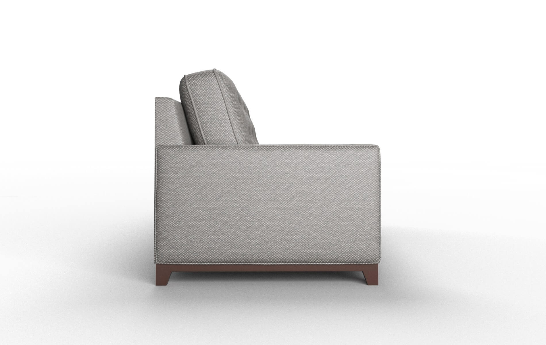 Alexandria Oscar Grey Sofa espresso legs 3