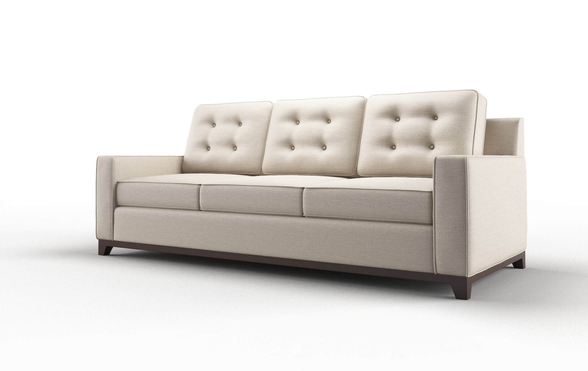 Alexandria Oscar Linen Sofa espresso legs 4
