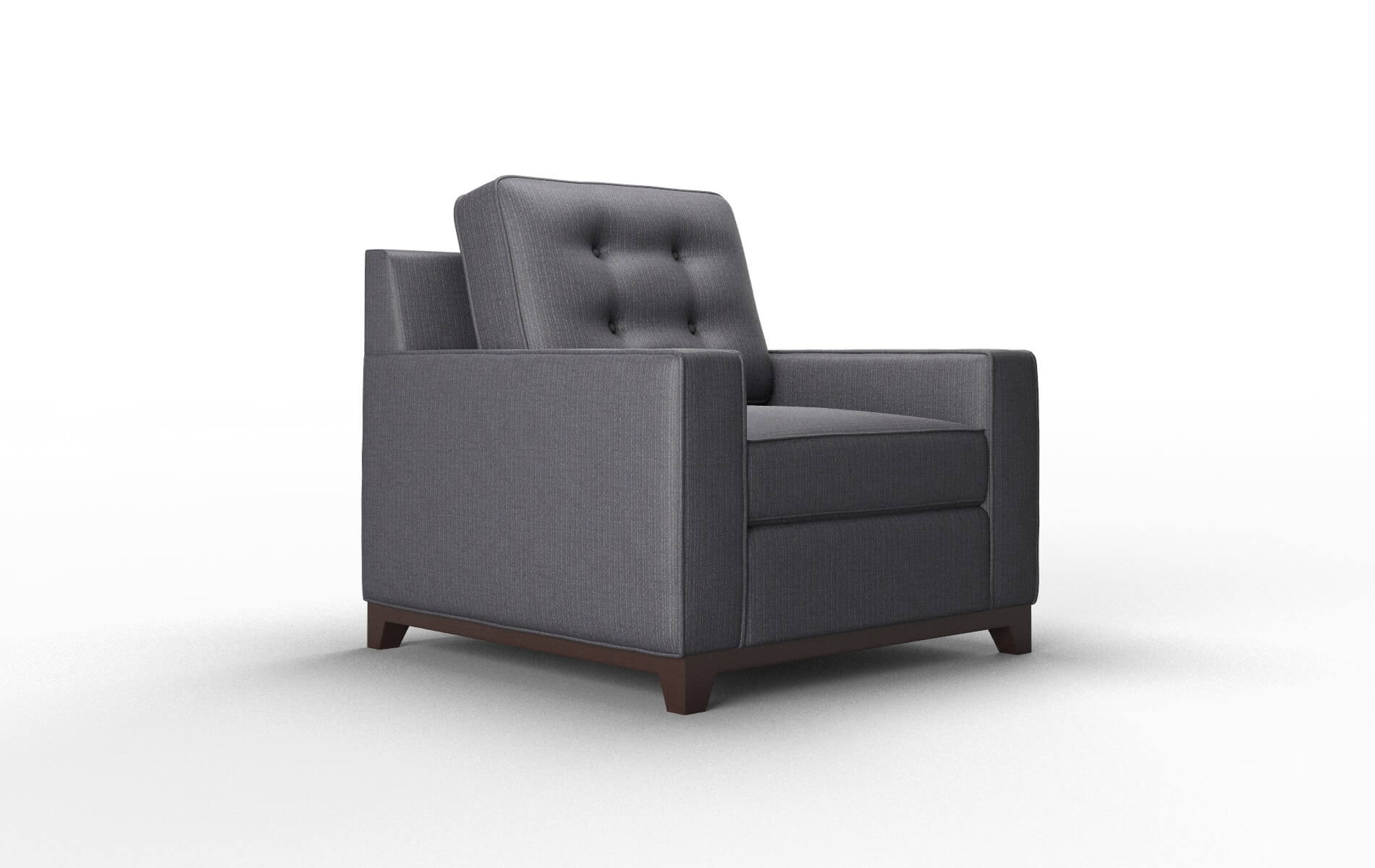 Alexandria Parker Charcoal Chair espresso legs 2