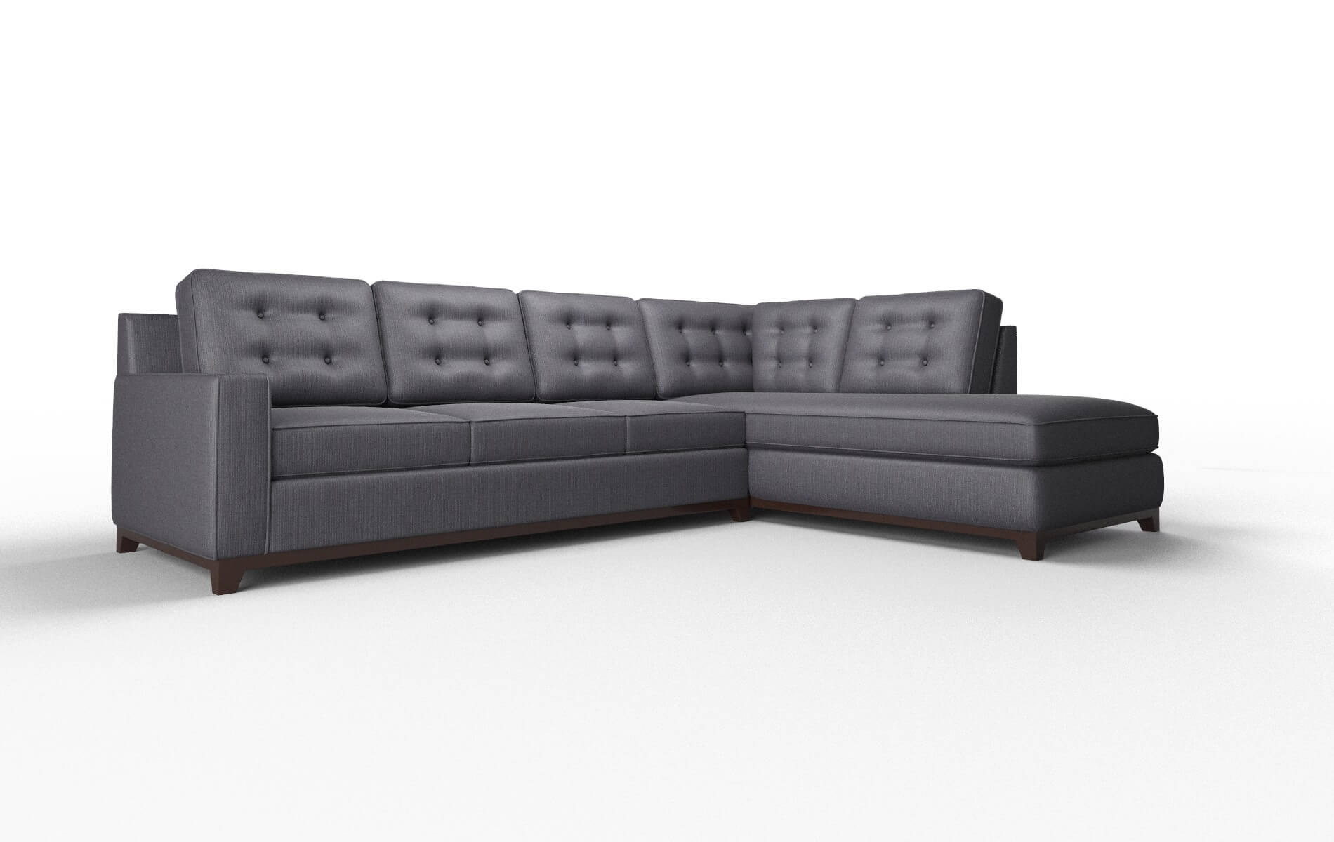 Alexandria Parker Charcoal Panel espresso legs 2