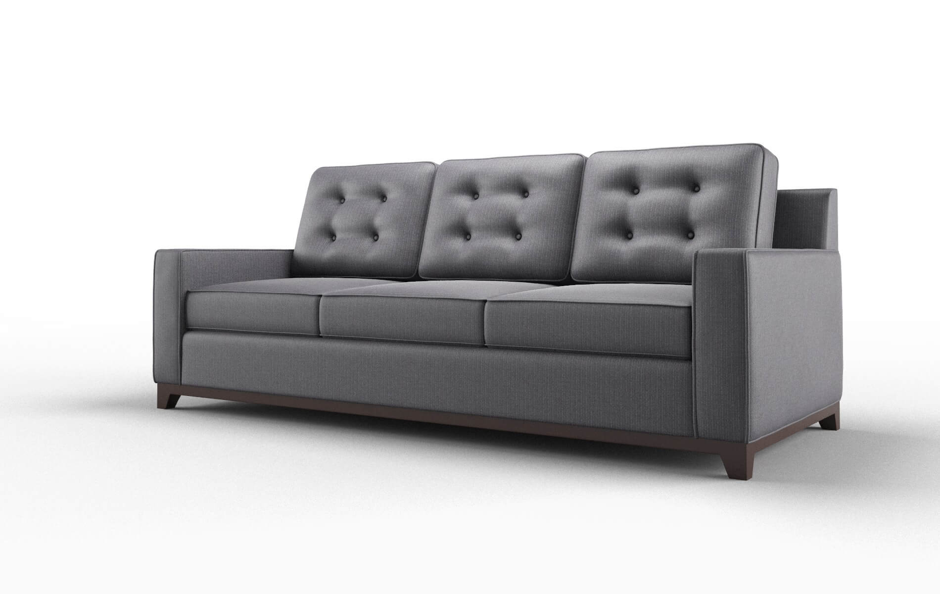 Alexandria Parker Charcoal Sofa espresso legs 4