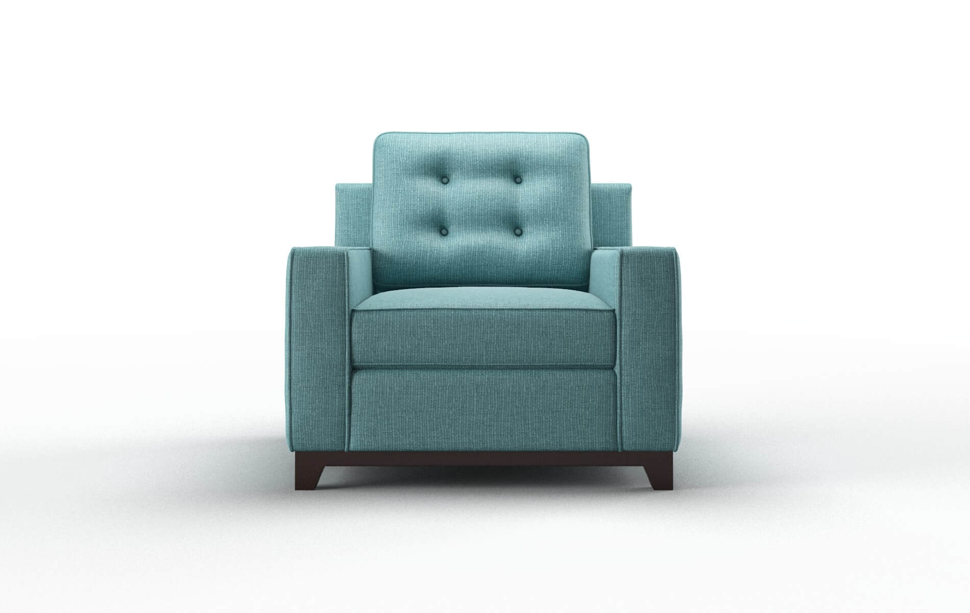 Alexandria Parker Turquoise Chair espresso legs 1
