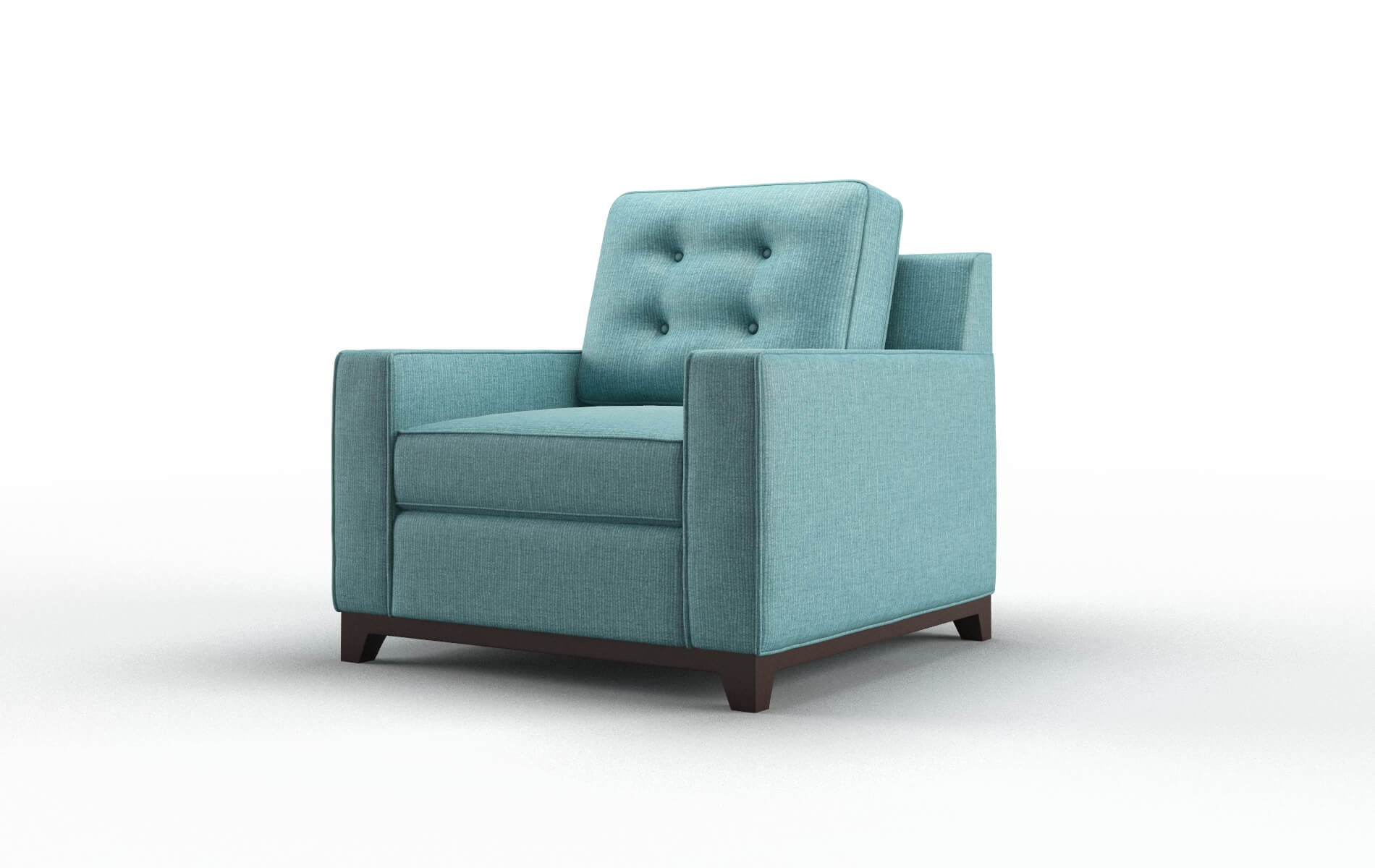 Alexandria Parker Turquoise Chair espresso legs 4