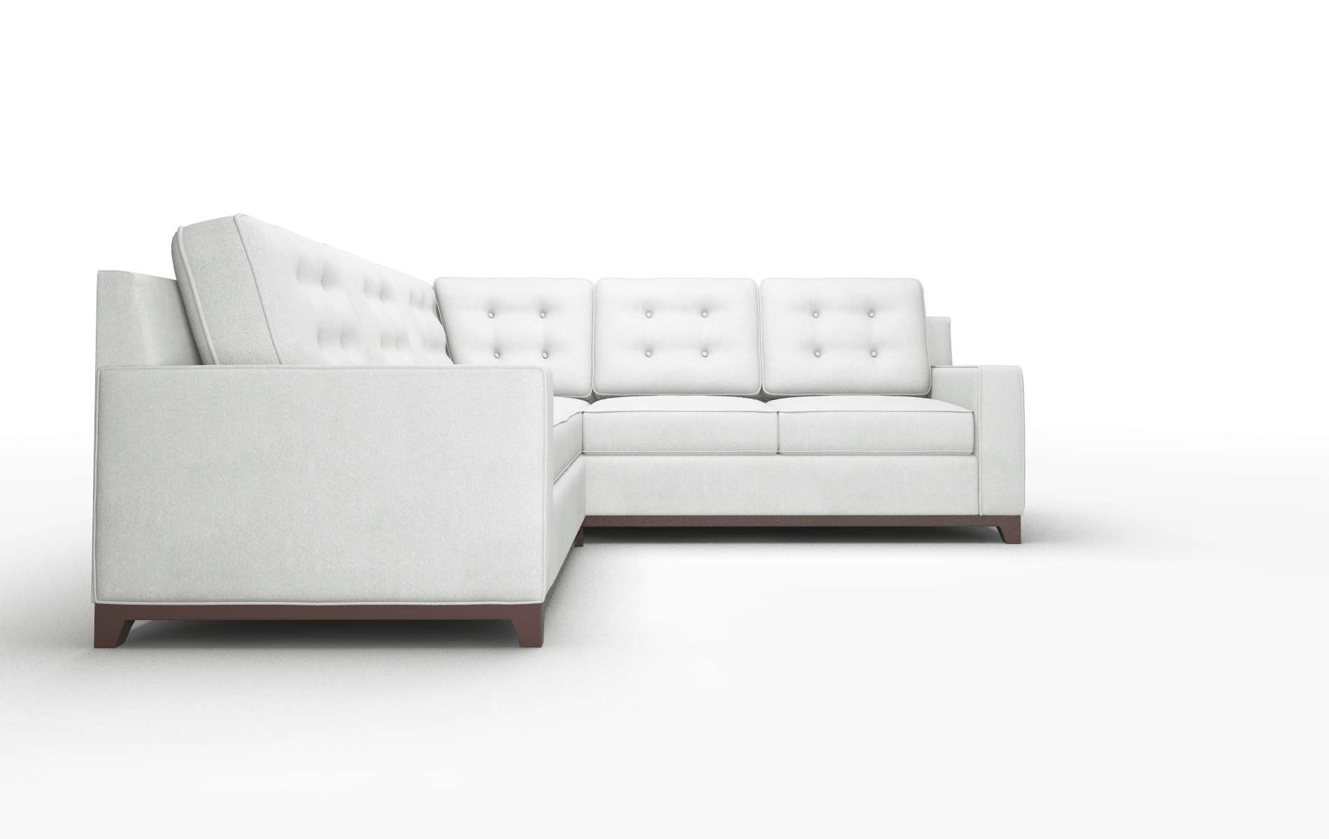 Alexandria Prisma Steam Sectional espresso legs 2