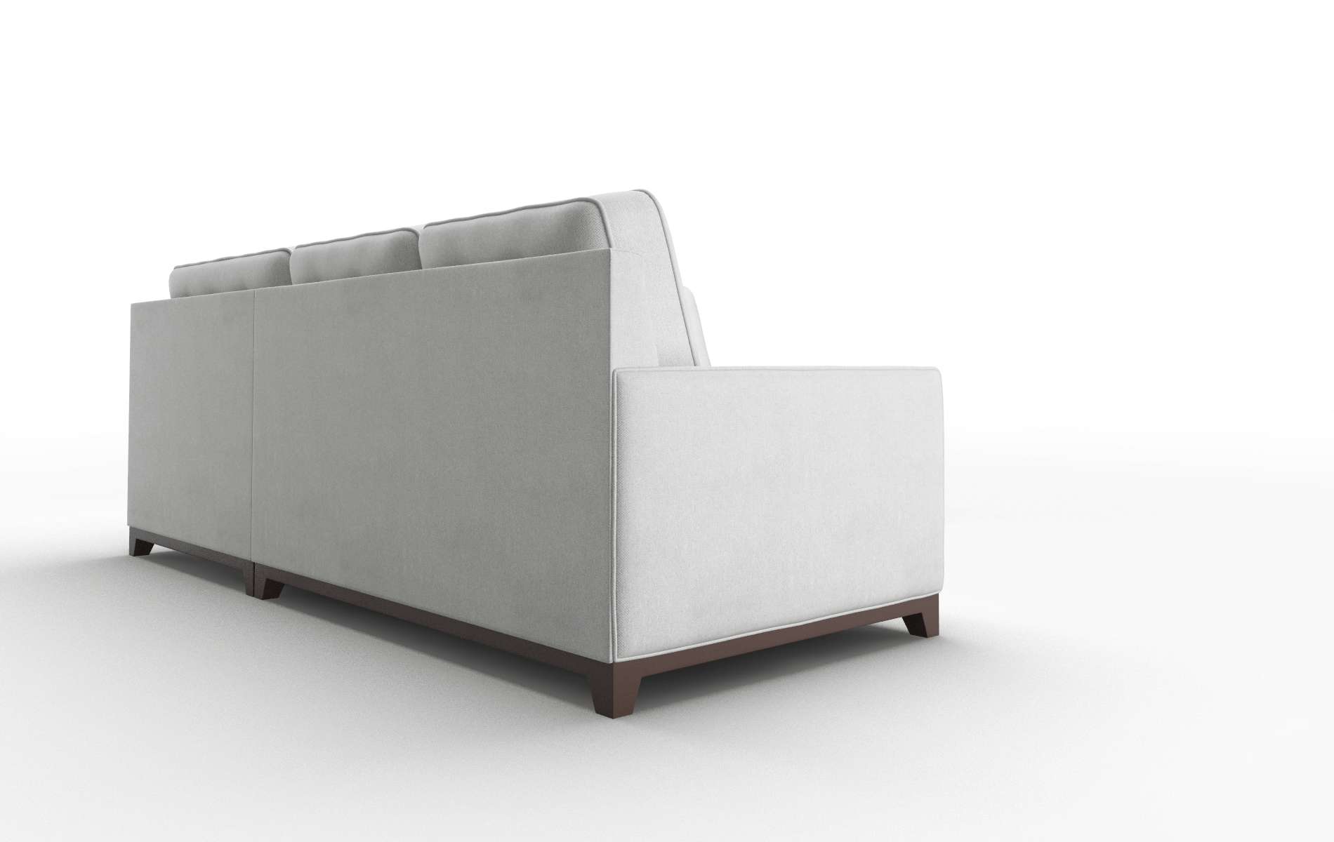 Alexandria Prisma Steam Sectional espresso legs 3