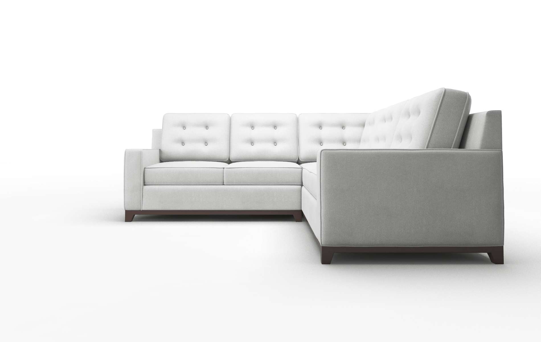 Alexandria Prisma Steam Sectional espresso legs 5