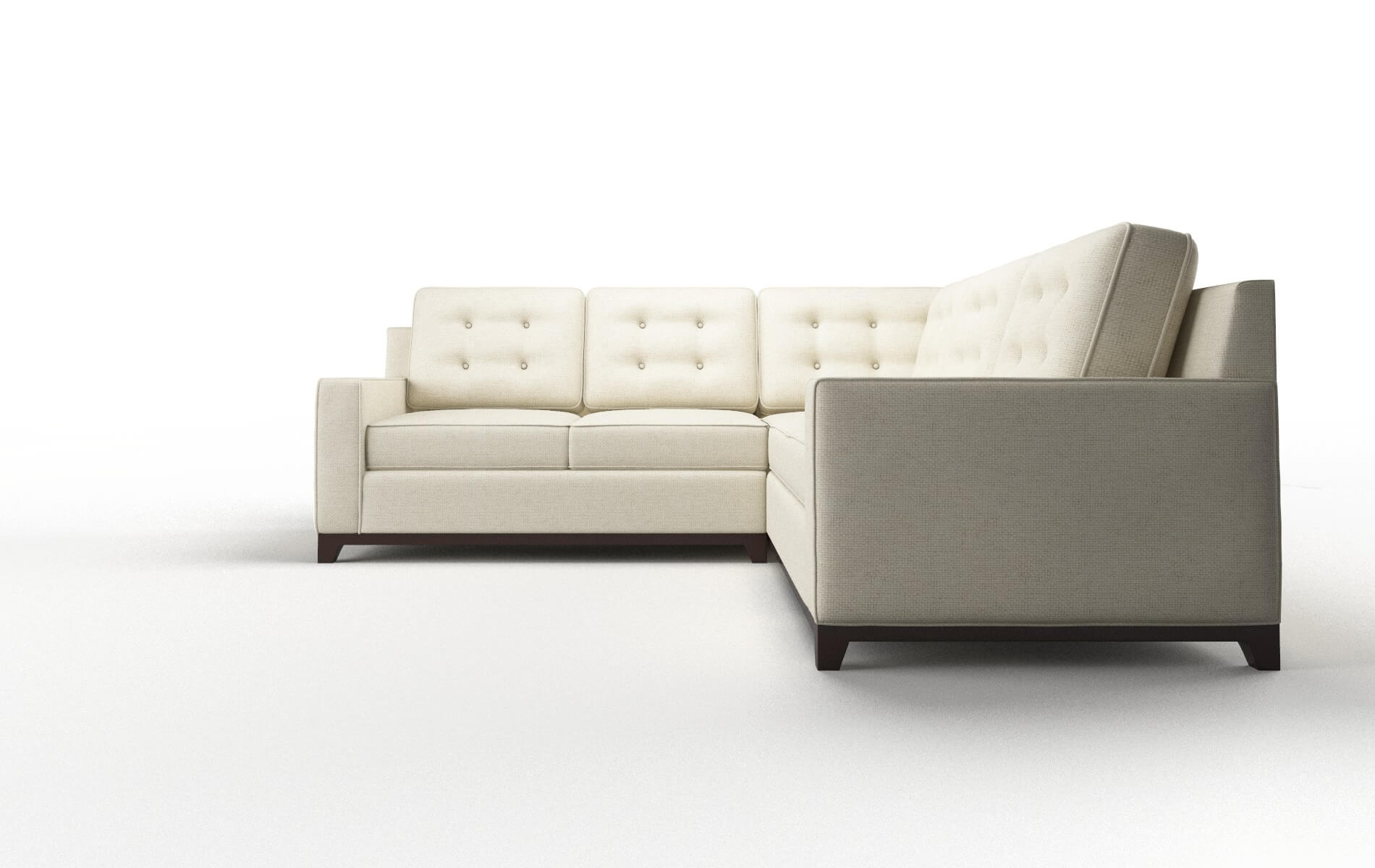 Alexandria Redondo Oyster Sectional espresso legs 5