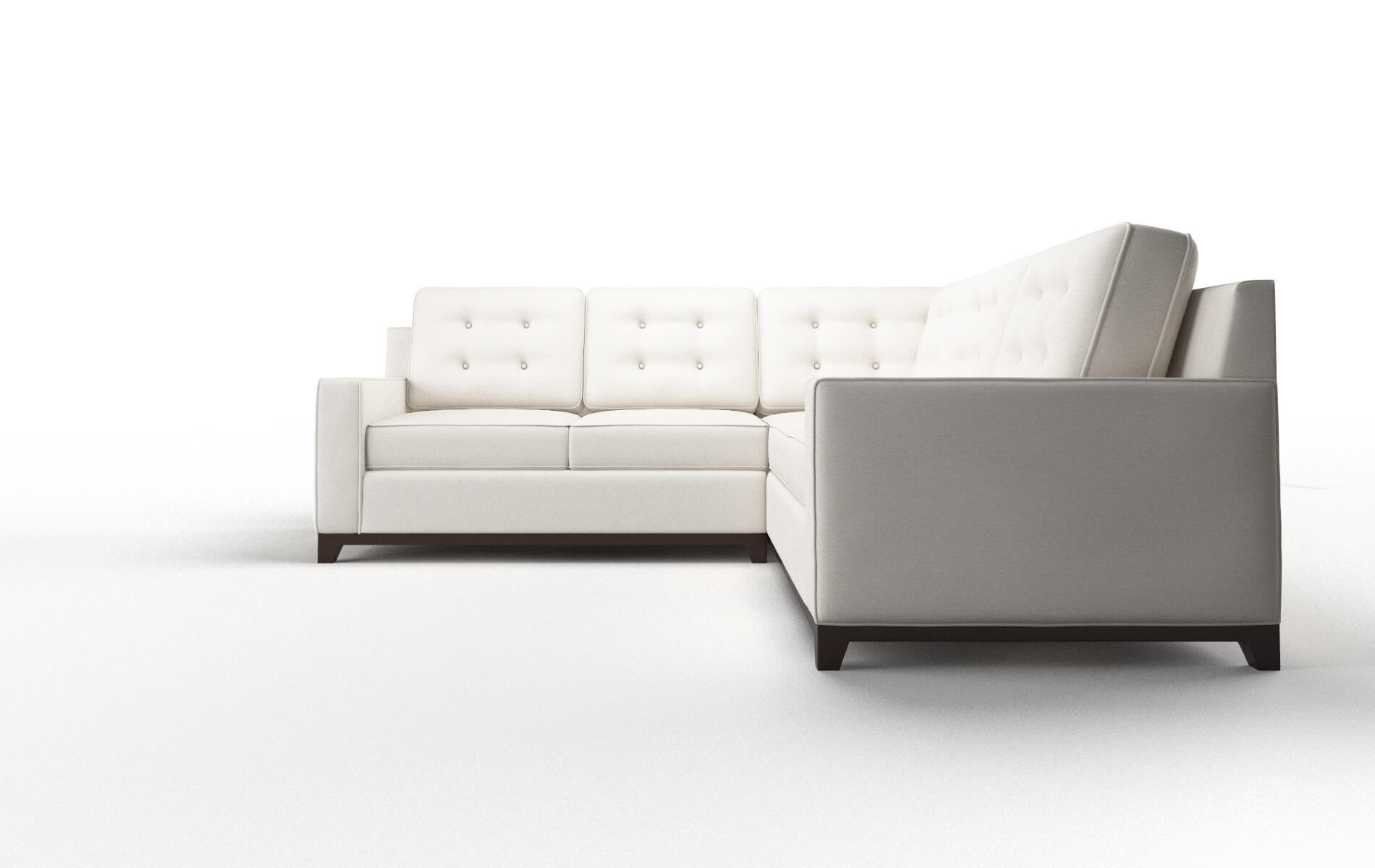Alexandria Redondo Pearl Sectional espresso legs 5