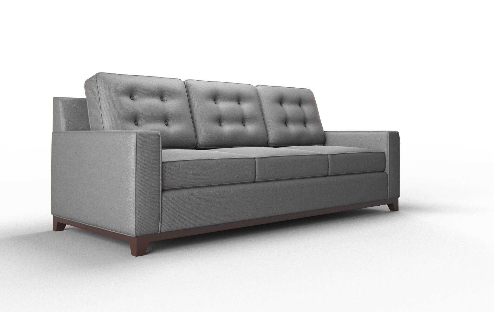 Alexandria Rocket Charcoal Sofa espresso legs 2