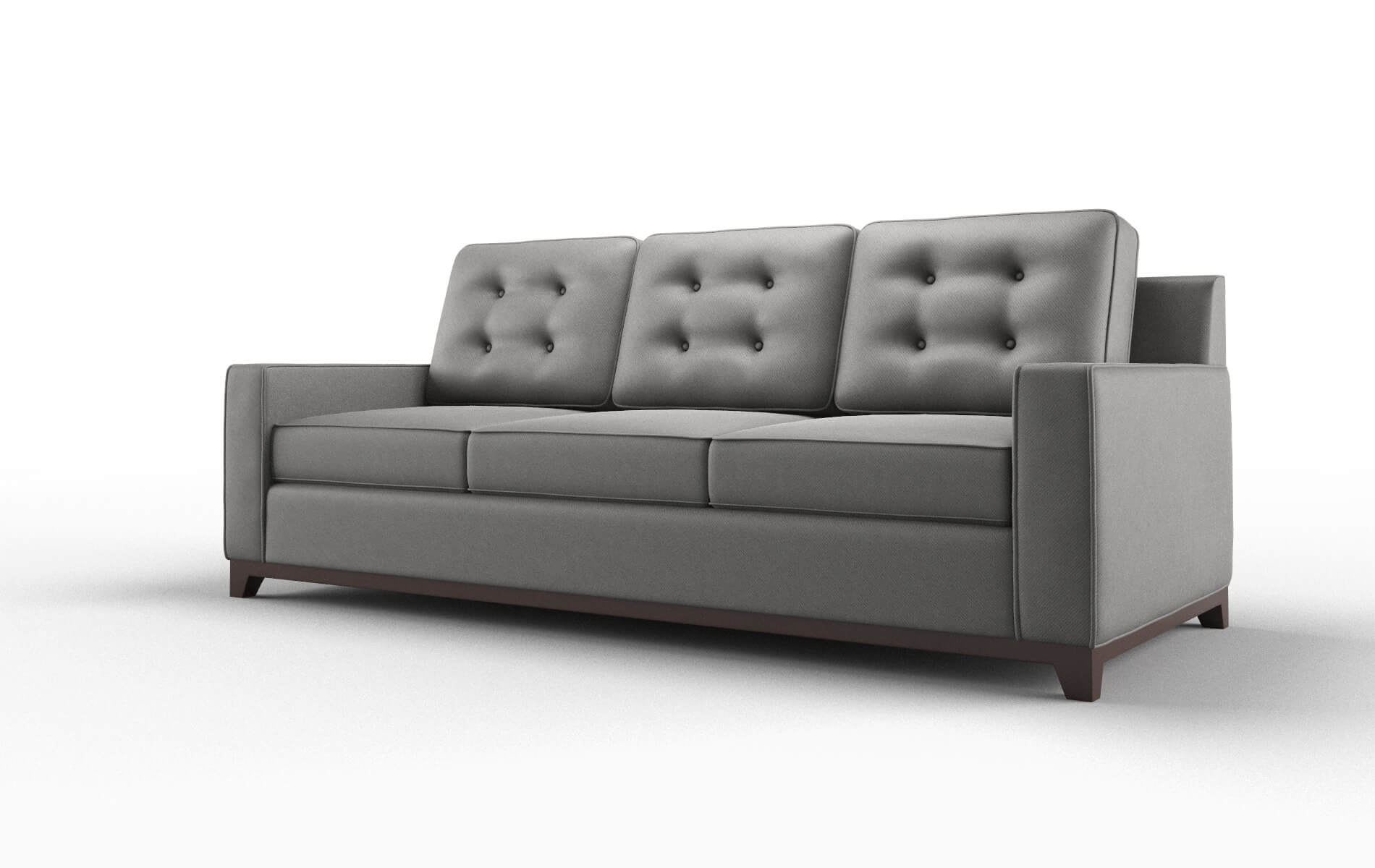 Alexandria Rocket Charcoal Sofa espresso legs 4
