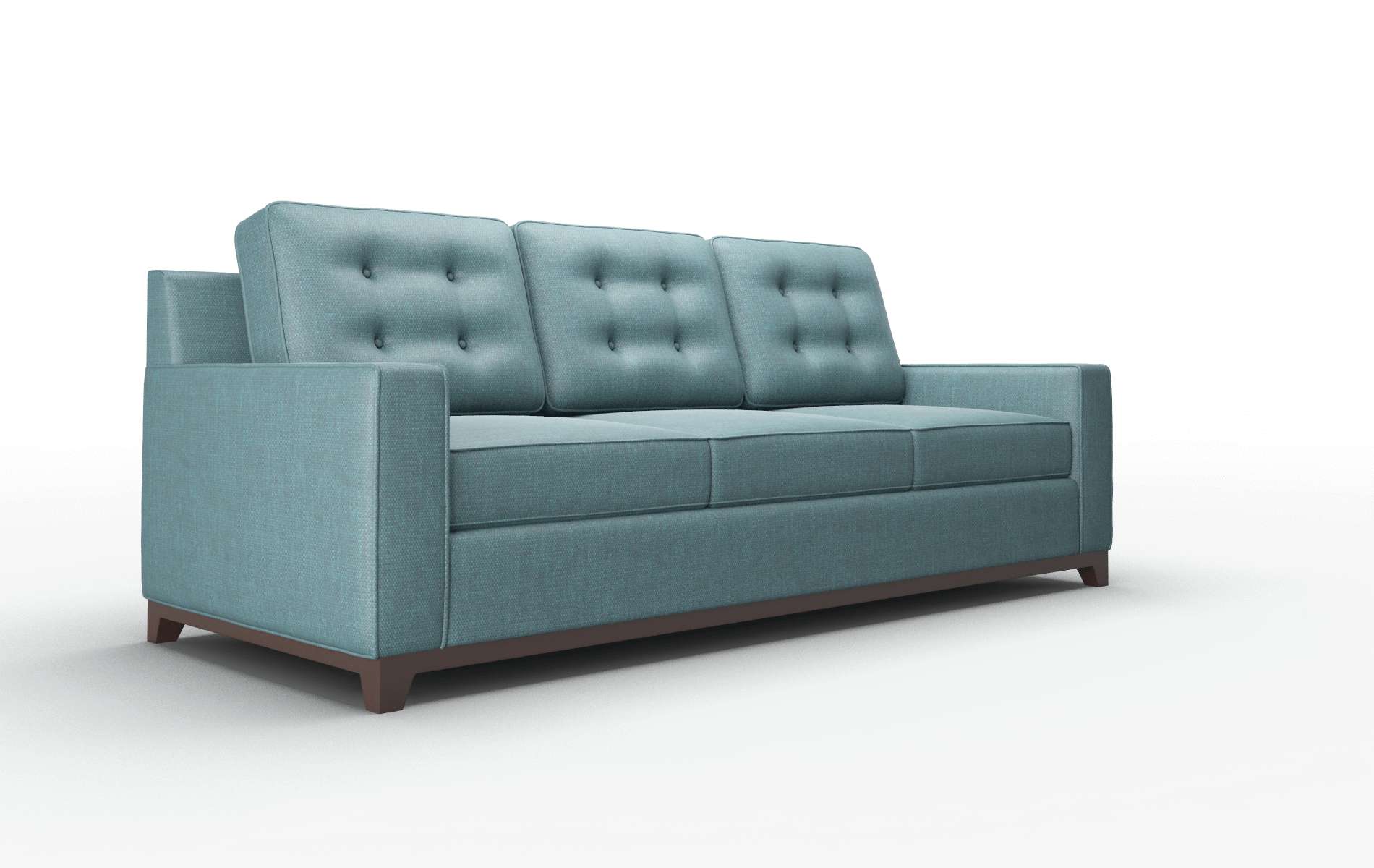 Alexandria Rocket Peacock Sofa espresso legs 2