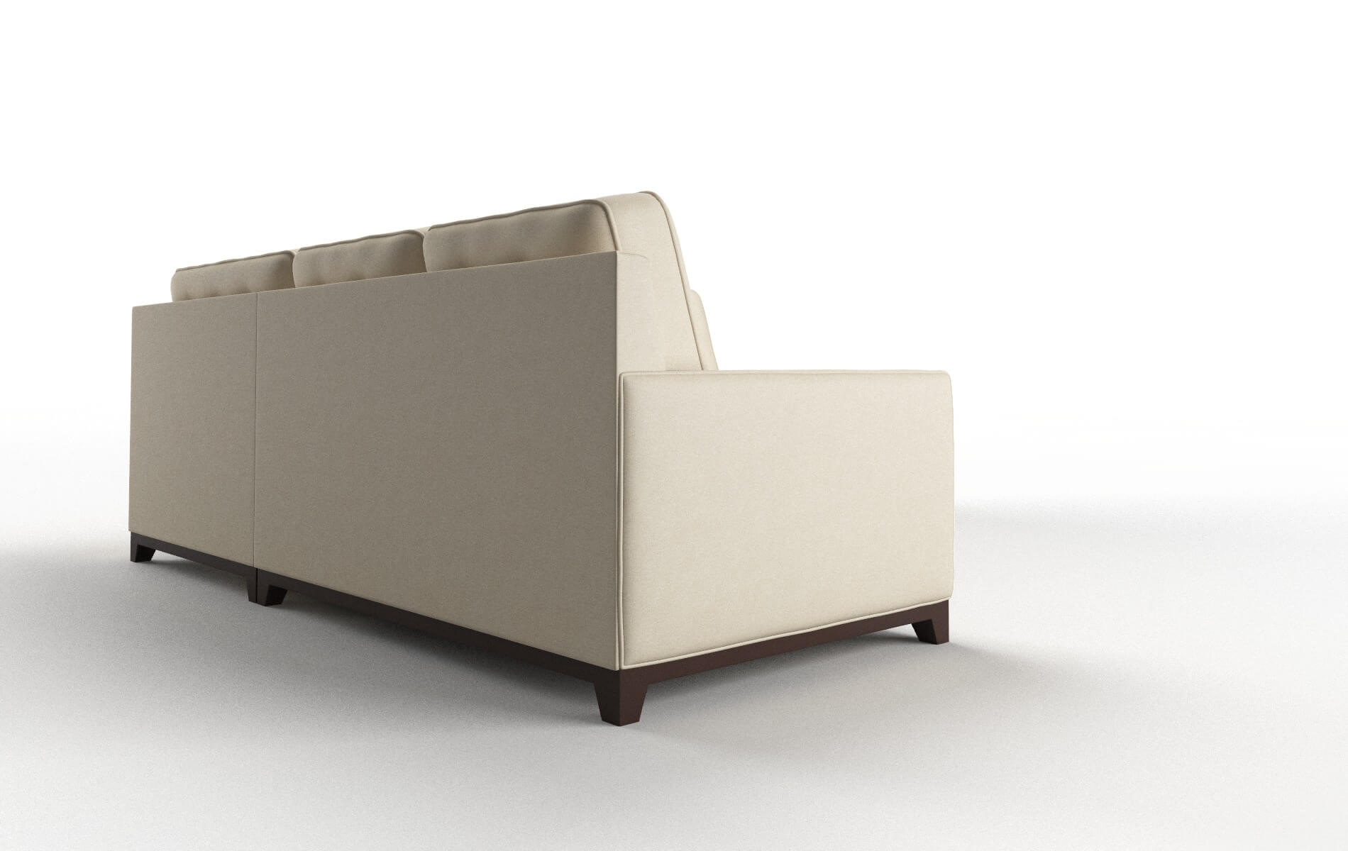 Alexandria Rocket Sand Sectional espresso legs 3