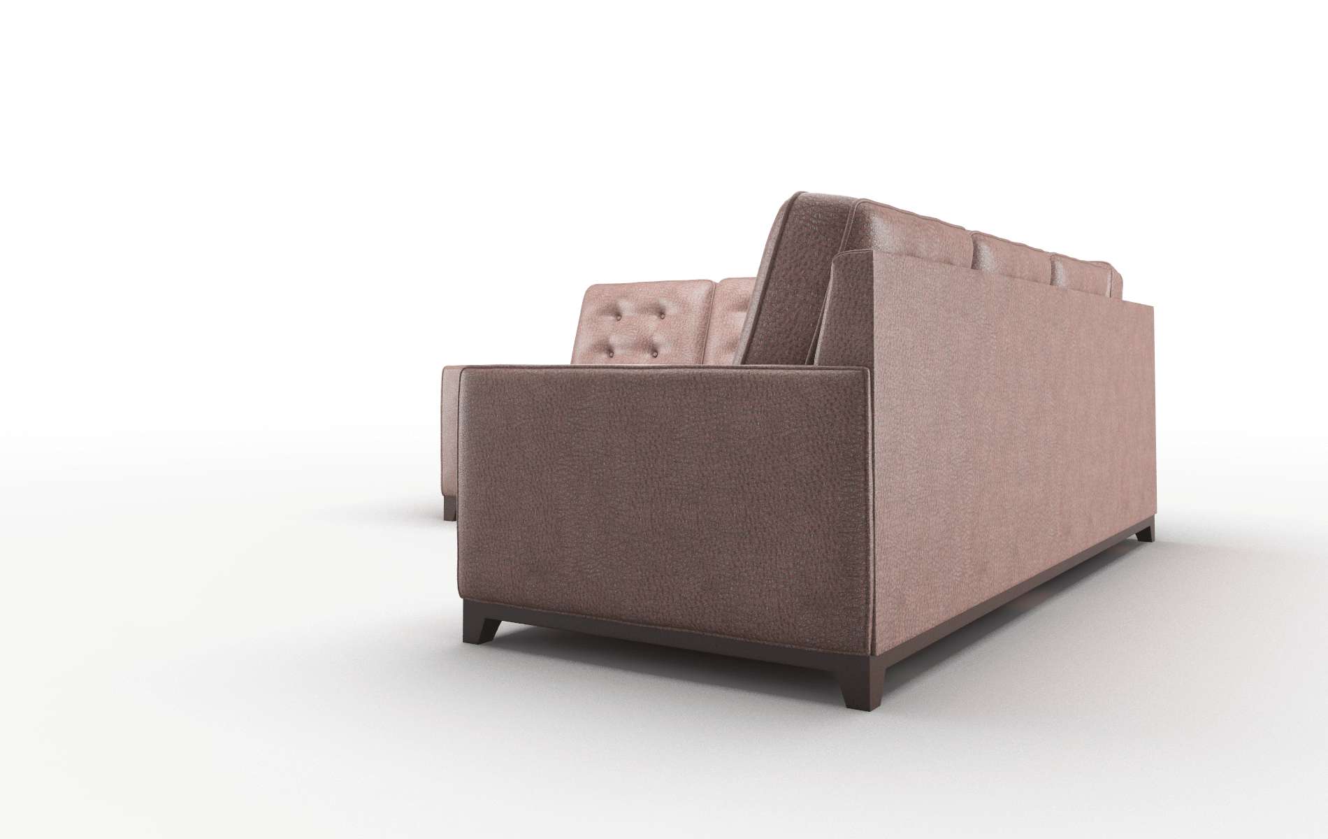 Alexandria Royale Mocha Sectional espresso legs 4