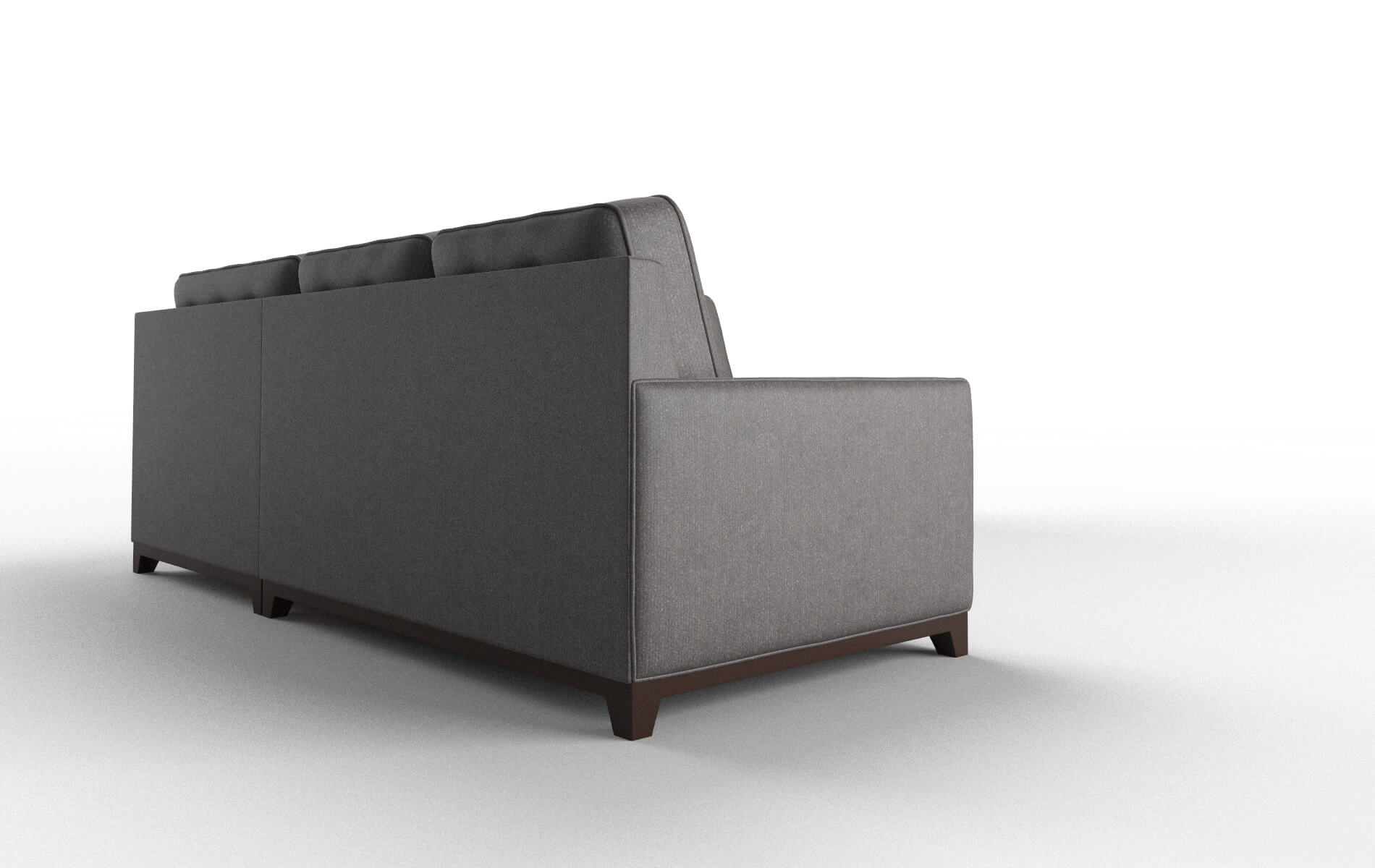 Alexandria Sasha Grey Sectional espresso legs 3