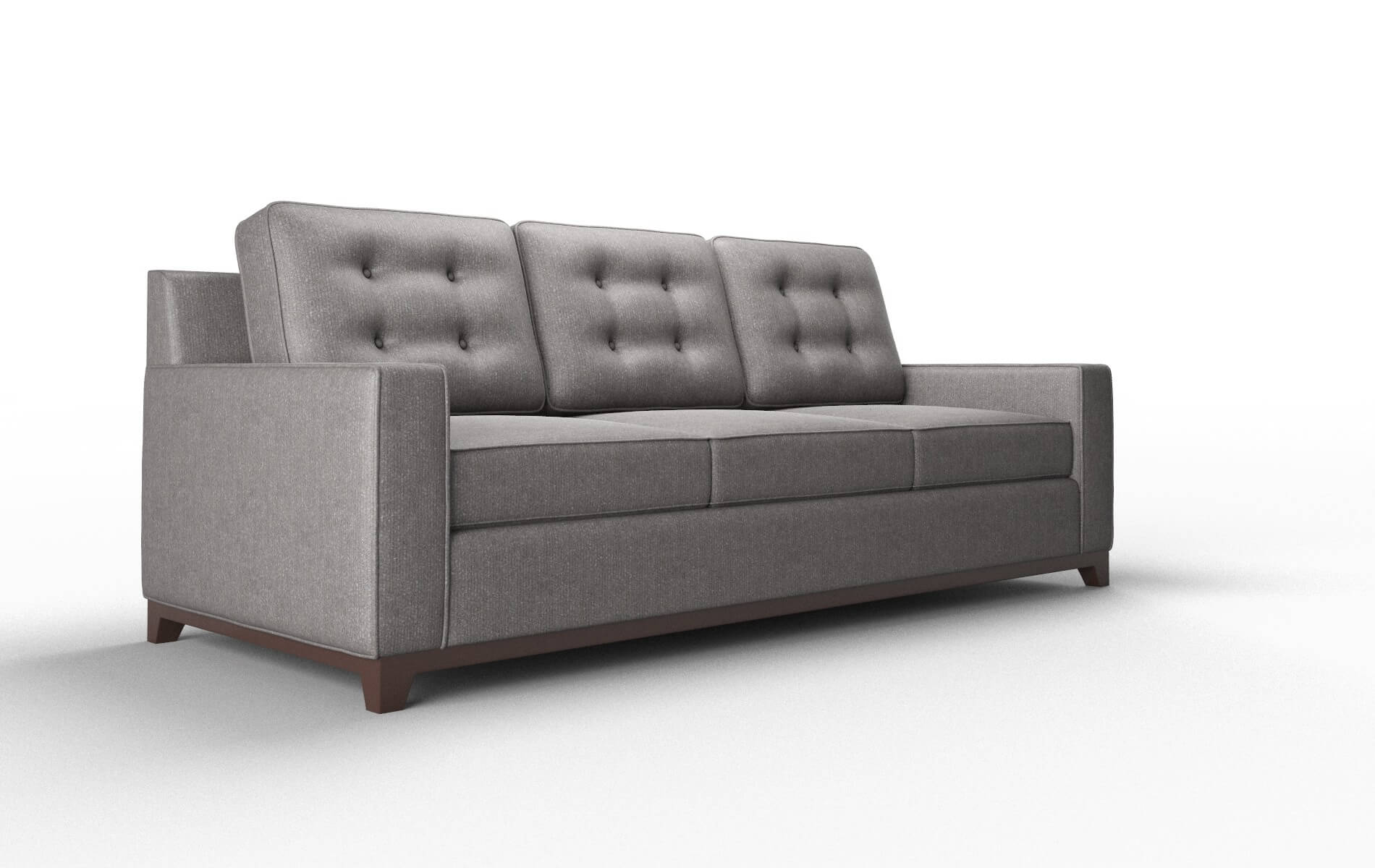 Alexandria Sasha Grey Sofa espresso legs 2