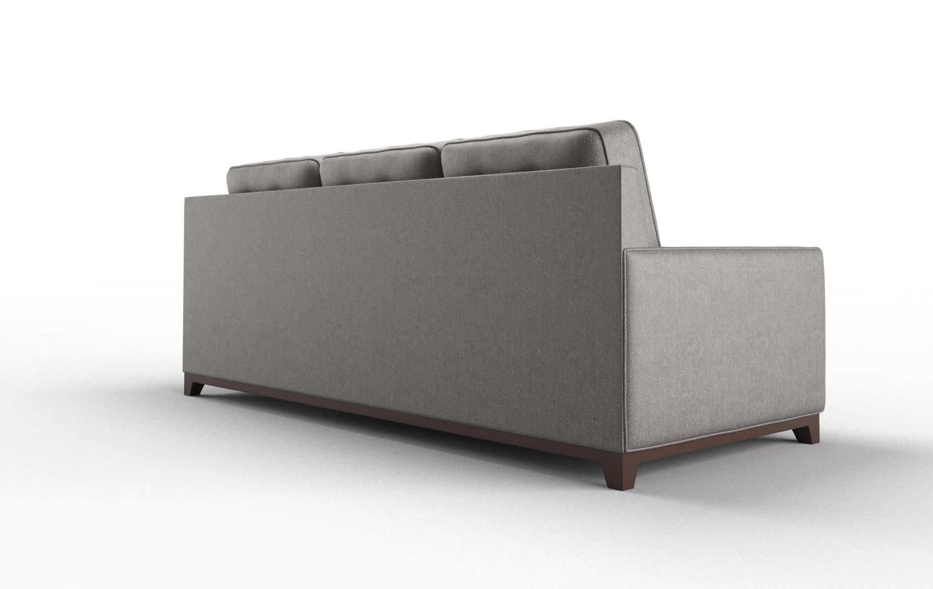 Alexandria Sasha Grey Sofa espresso legs 5
