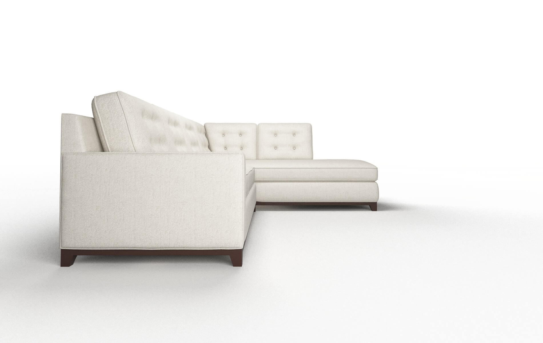 Alexandria Sasha Linen Panel espresso legs 3