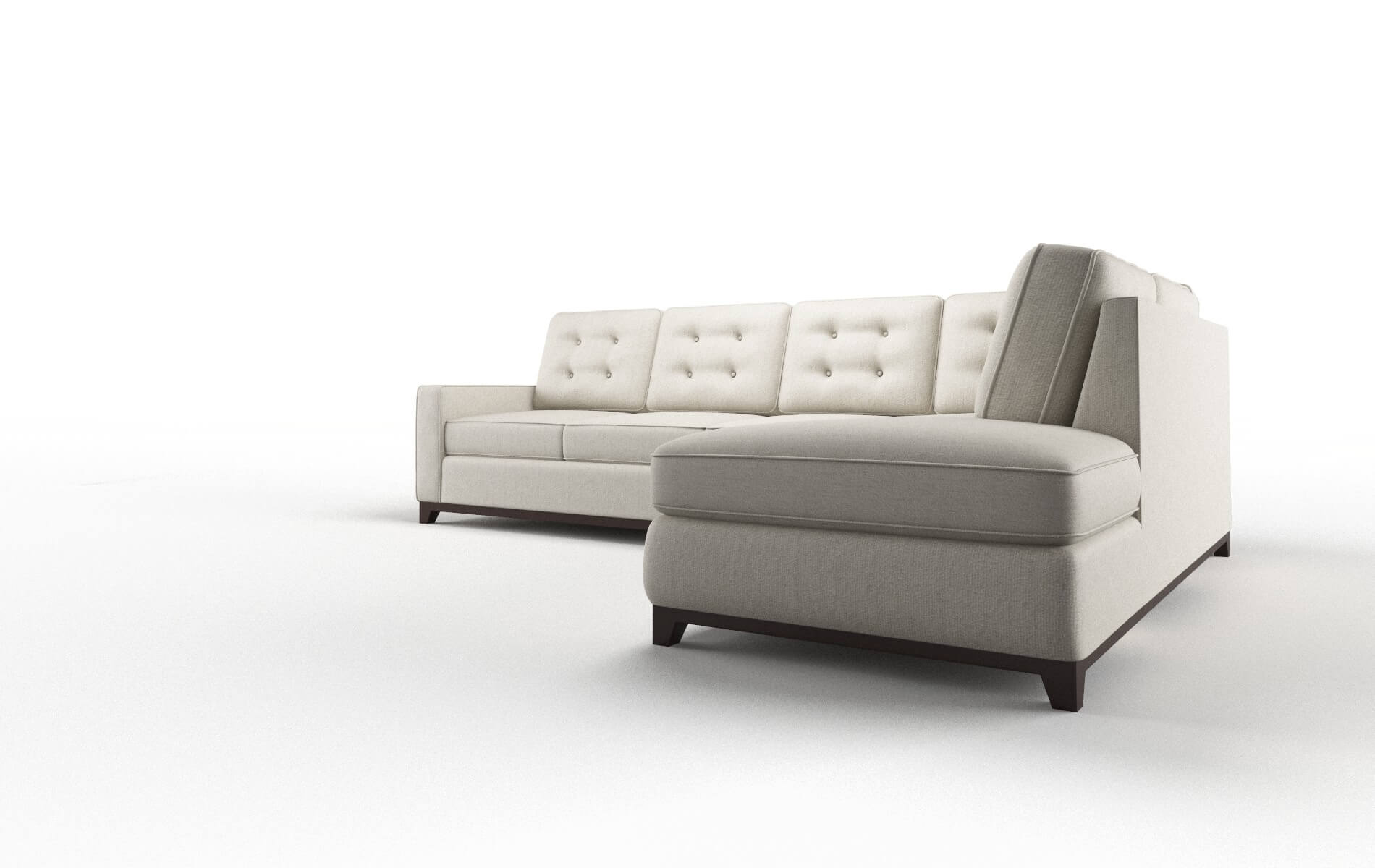 Alexandria Sasha Linen Panel espresso legs 4