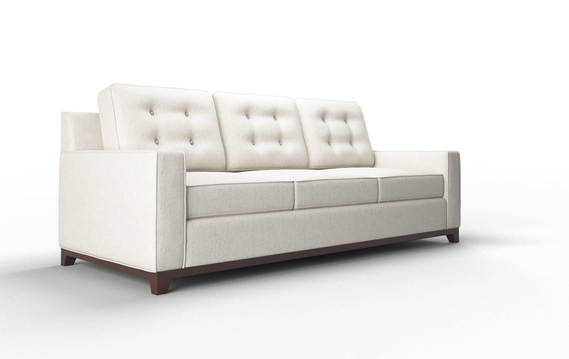 Alexandria Sasha Linen Sofa espresso legs 2
