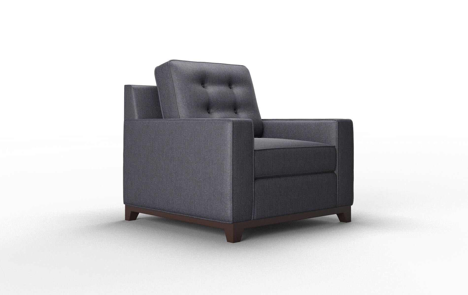 Alexandria Sasha Navy Chair espresso legs 2