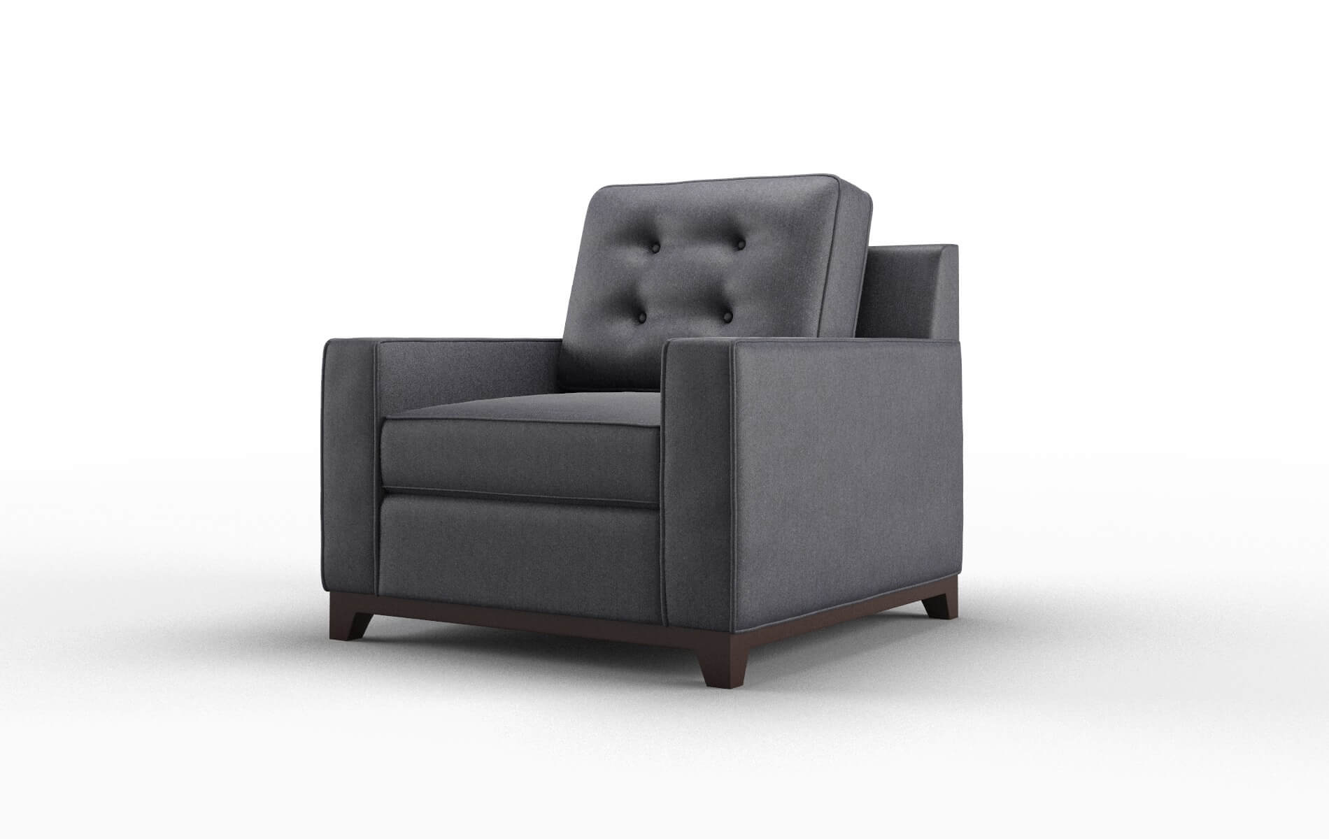 Alexandria Sasha Navy Chair espresso legs 4