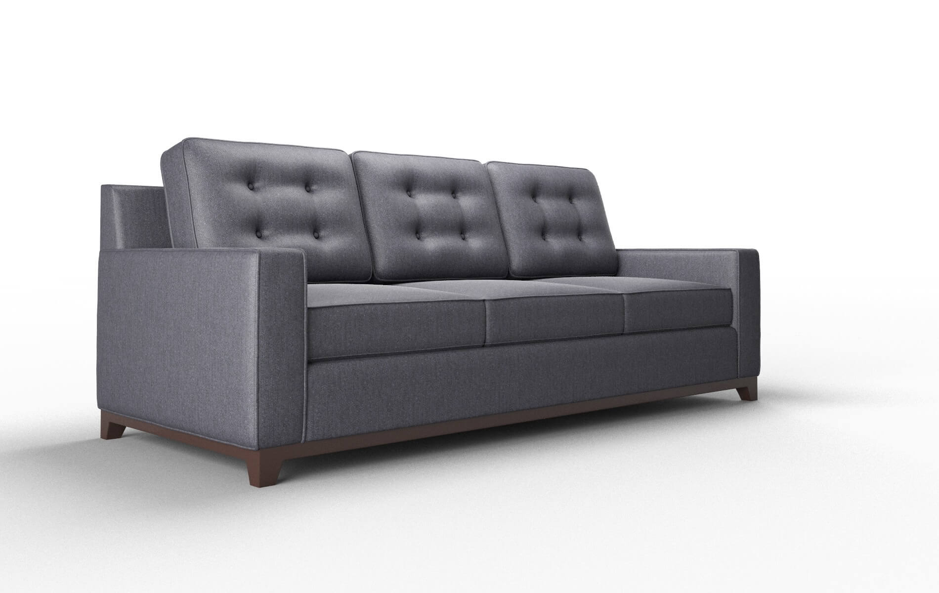 Alexandria Sasha Navy Sofa espresso legs 2