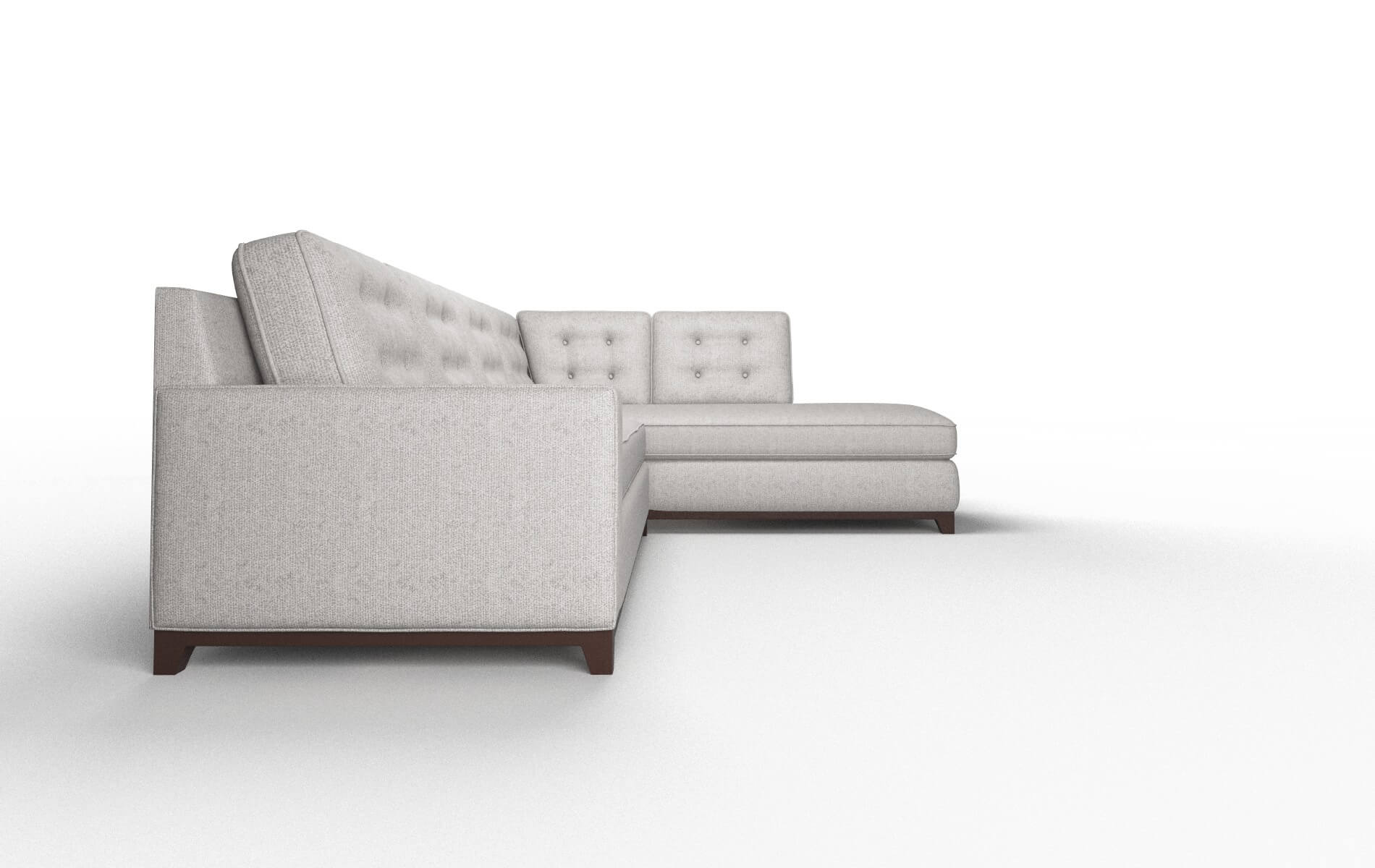 Alexandria Sasha Silver Panel espresso legs 3