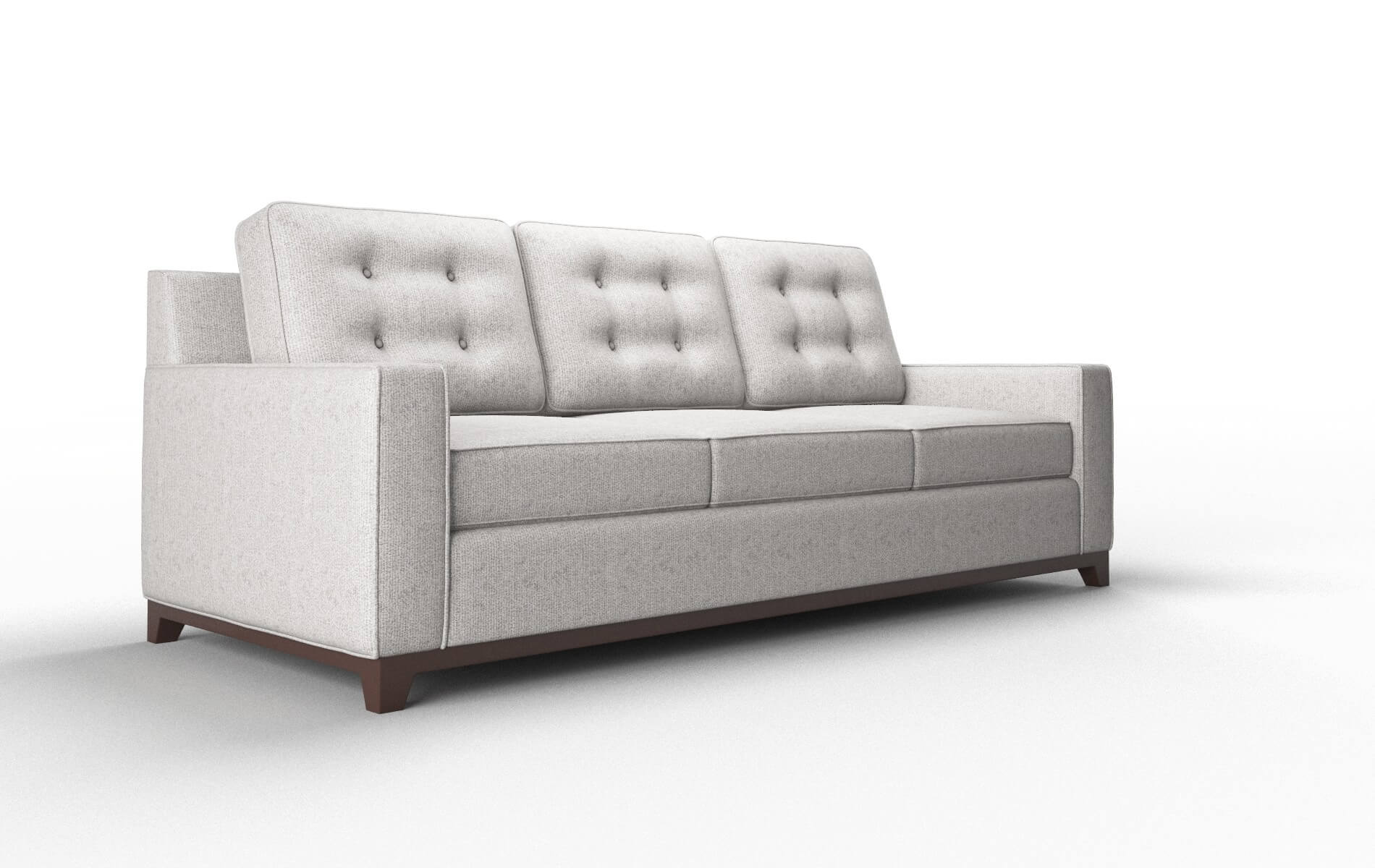 Alexandria Sasha Silver Sofa espresso legs 2