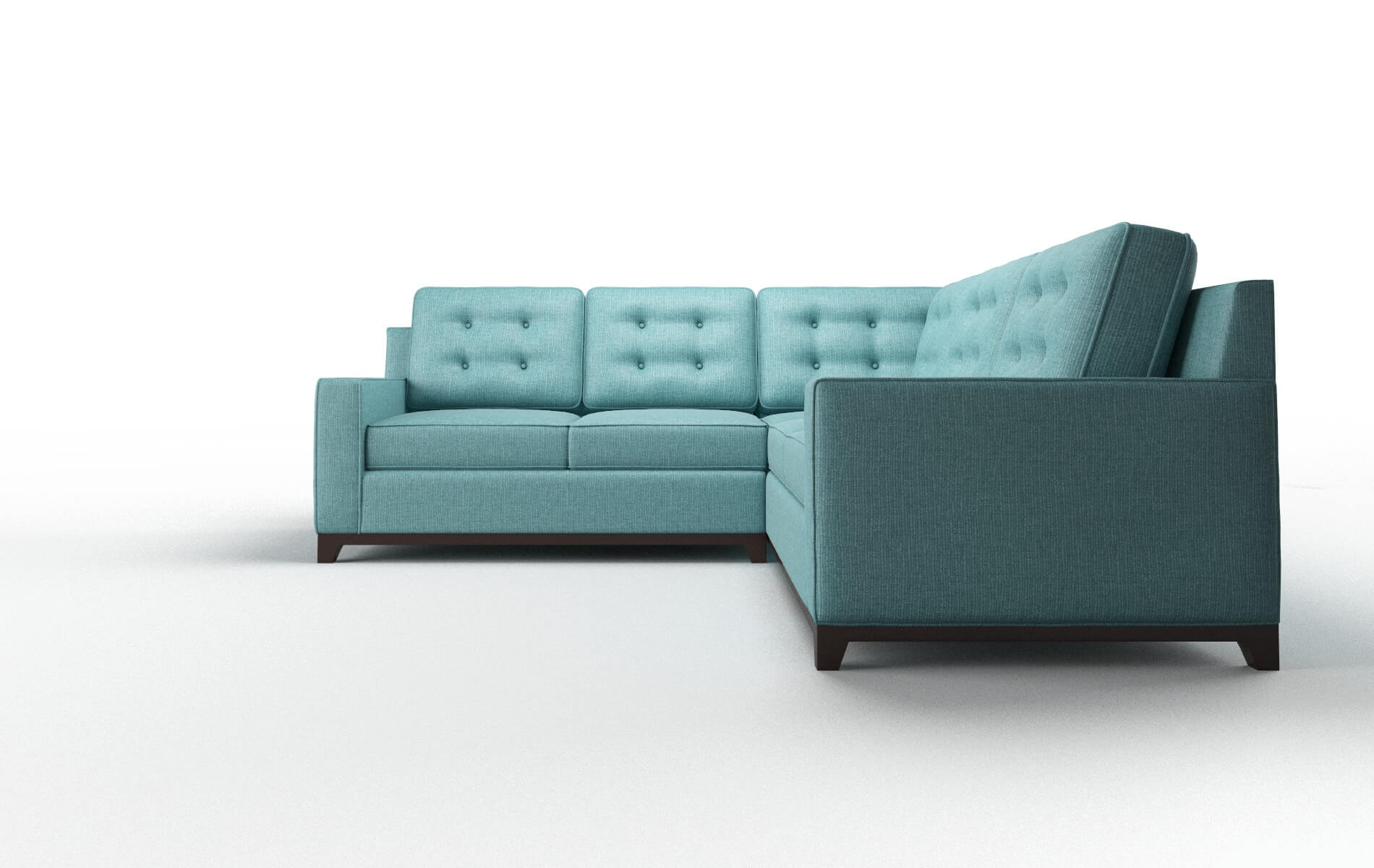 Alexandria Simplex Aquavita Sectional espresso legs 5