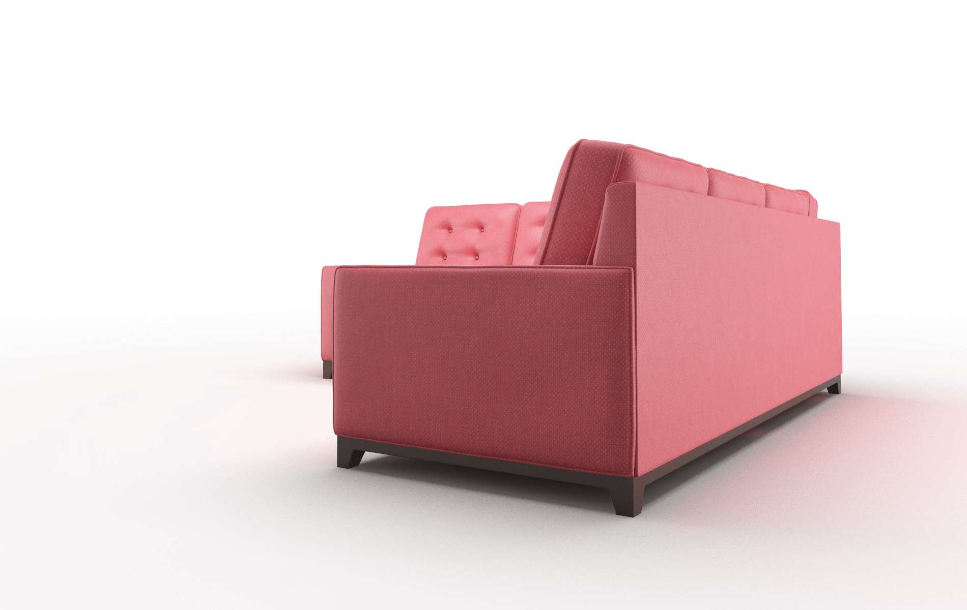 Alexandria Sorrento Berry Sectional espresso legs 4