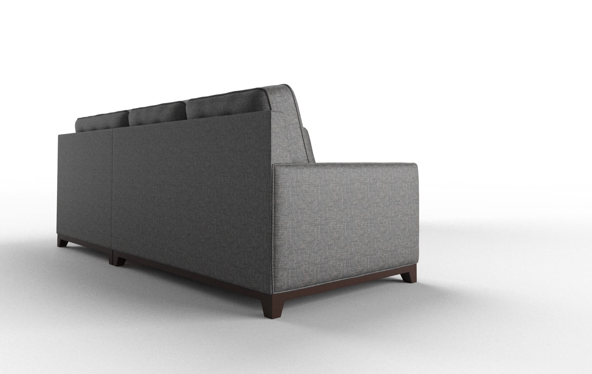Alexandria Sosoftness 51 Sectional espresso legs 3