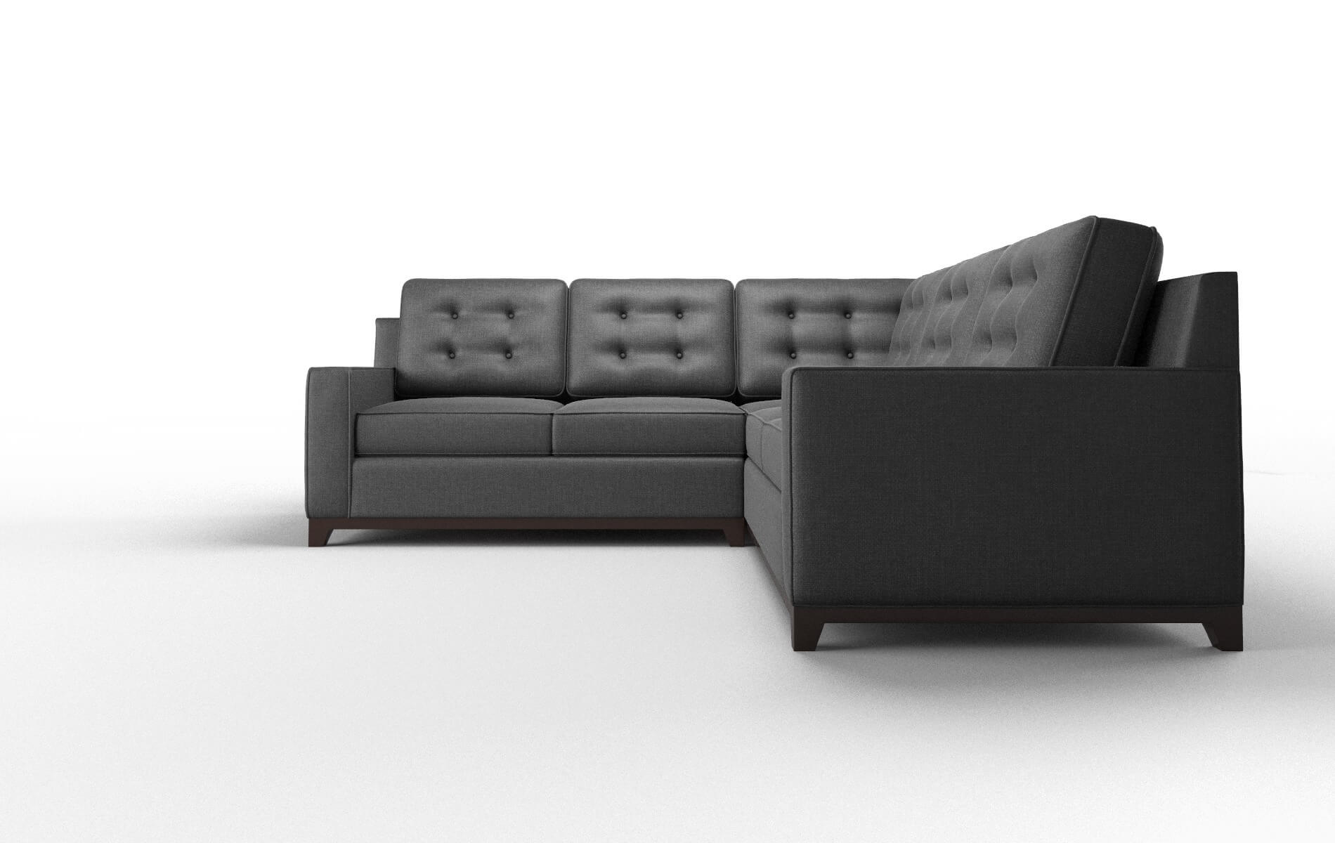 Alexandria Sosoftness 54 Sectional espresso legs 5
