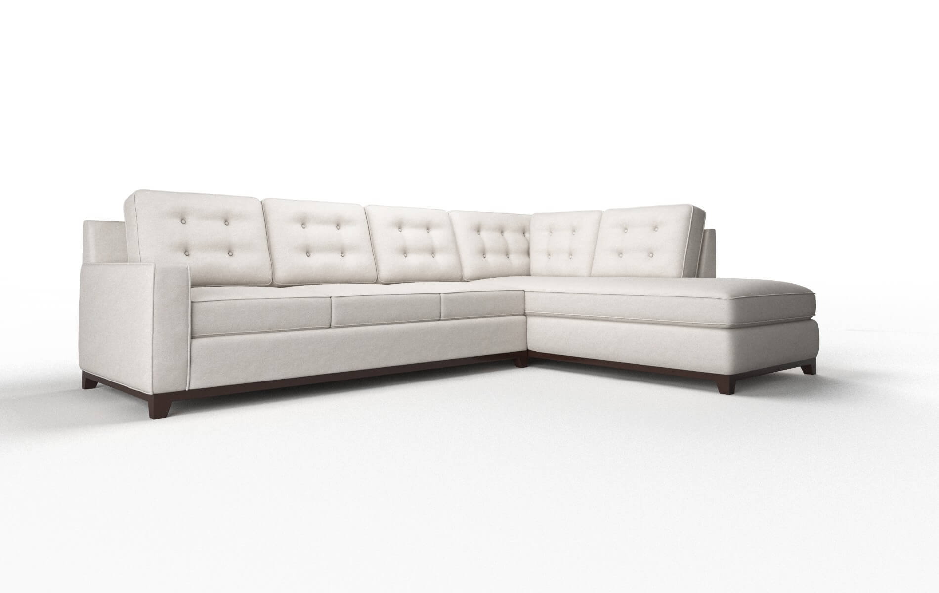 Alexandria Suave Dove Panel espresso legs 2